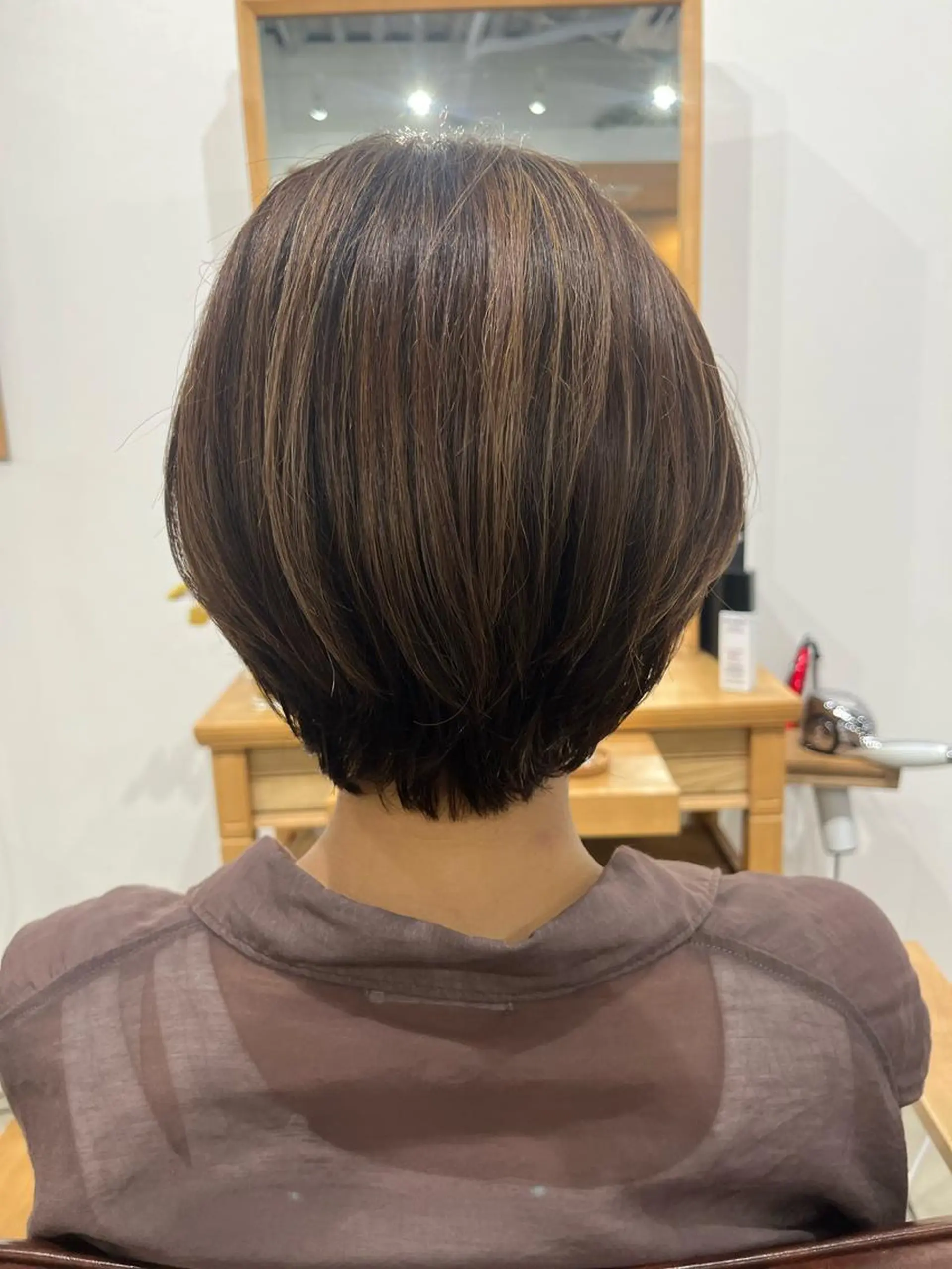 ショート ハイライト ショートヘア カット ヘアカラー トリートメント RAMEL所属・三島 有佳里のヘアスタイル