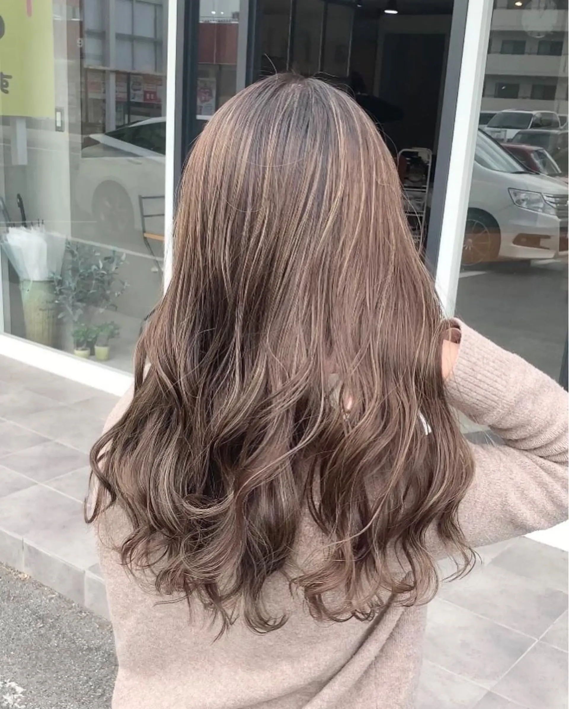 ロング カラー カット ヘアカラー トリートメント lafith hair leco所属・西金 徹のヘアスタイル