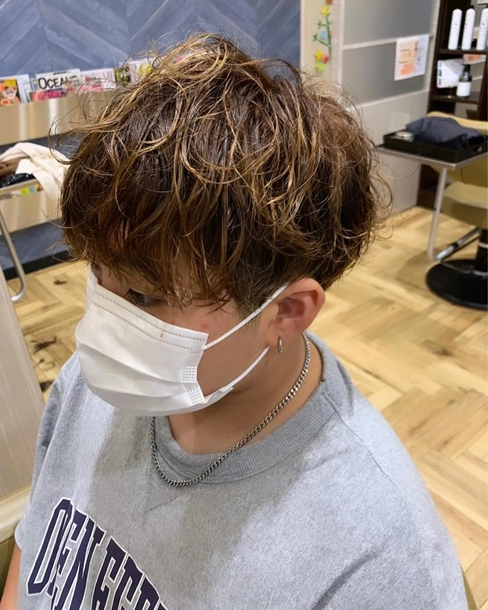 パーマ メンズ カット パーマ RAY+beauty 安藤優樹のヘアスタイル