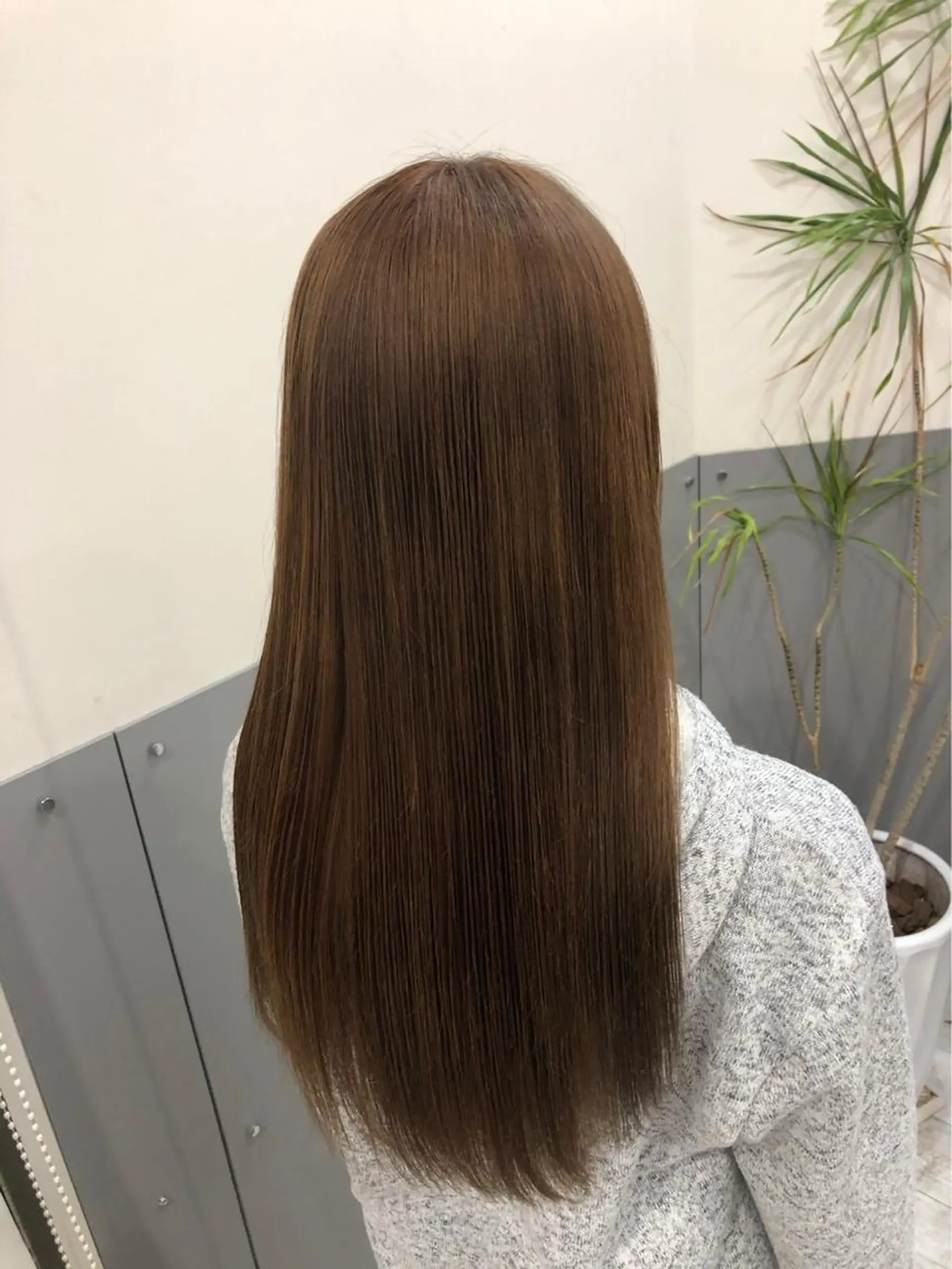 ロング 縮毛矯正 Hair & Beauty the B 岡崎店所属・山口 安美のヘアスタイル