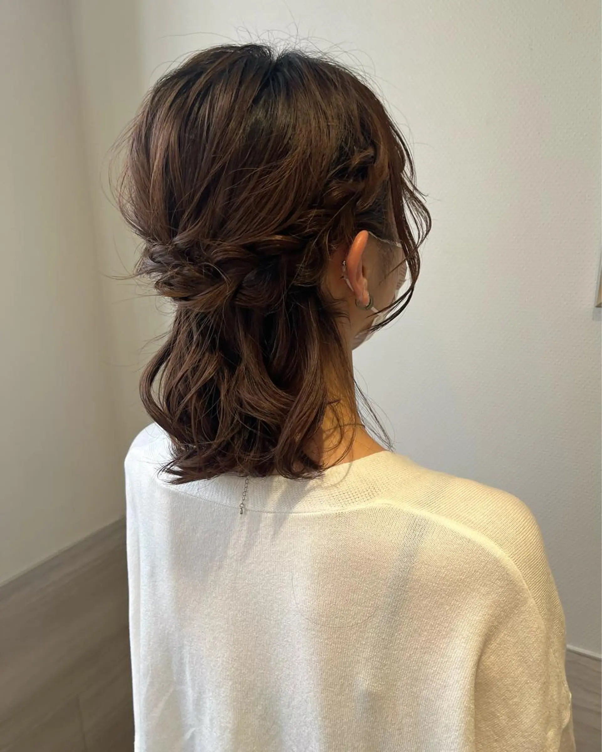 ミディアム ヘアアレンジ tomida yukiのマツエク・マツパデザイン