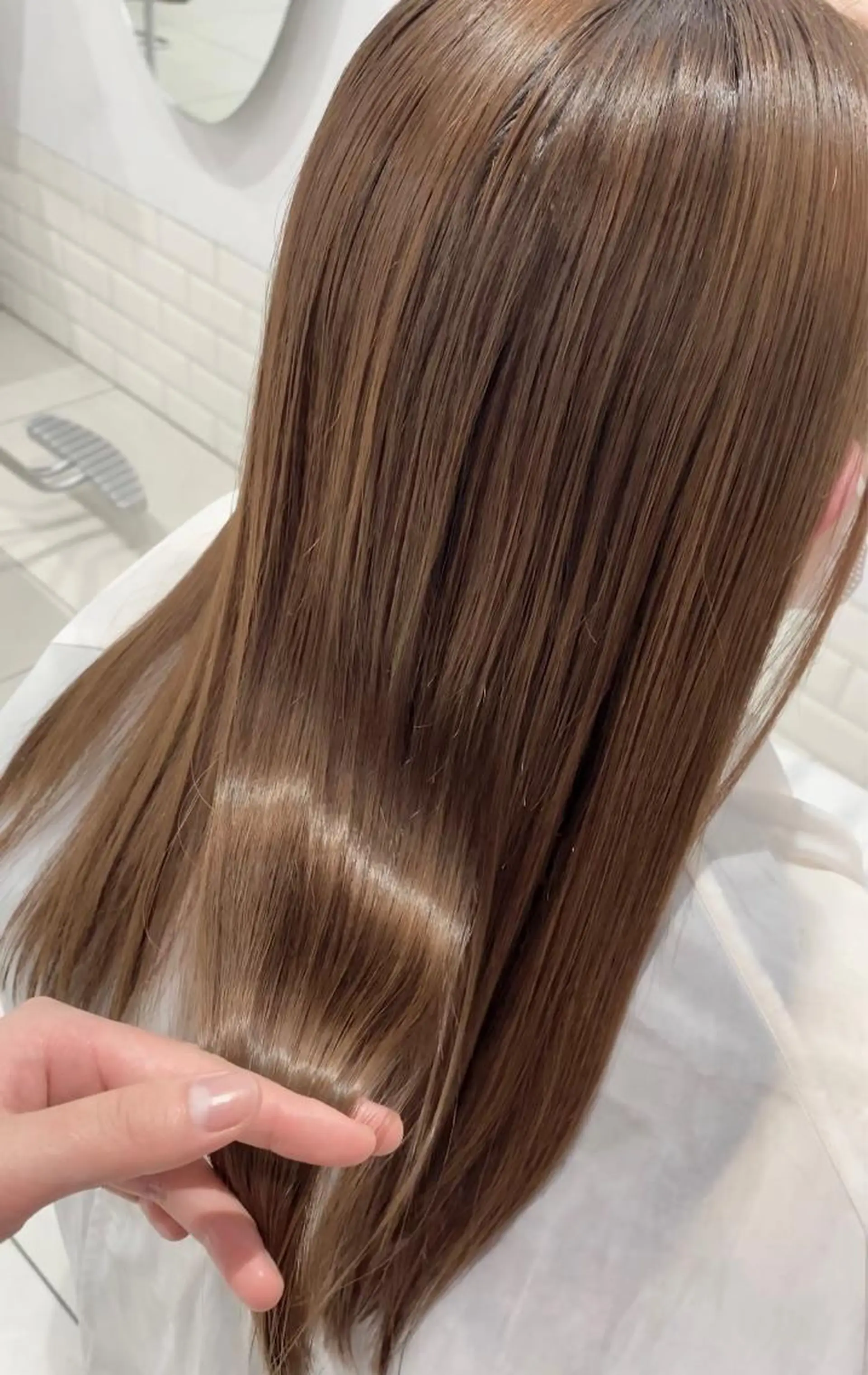 ロング 髪質改善 トリートメント 大川 綾乃のヘアスタイル