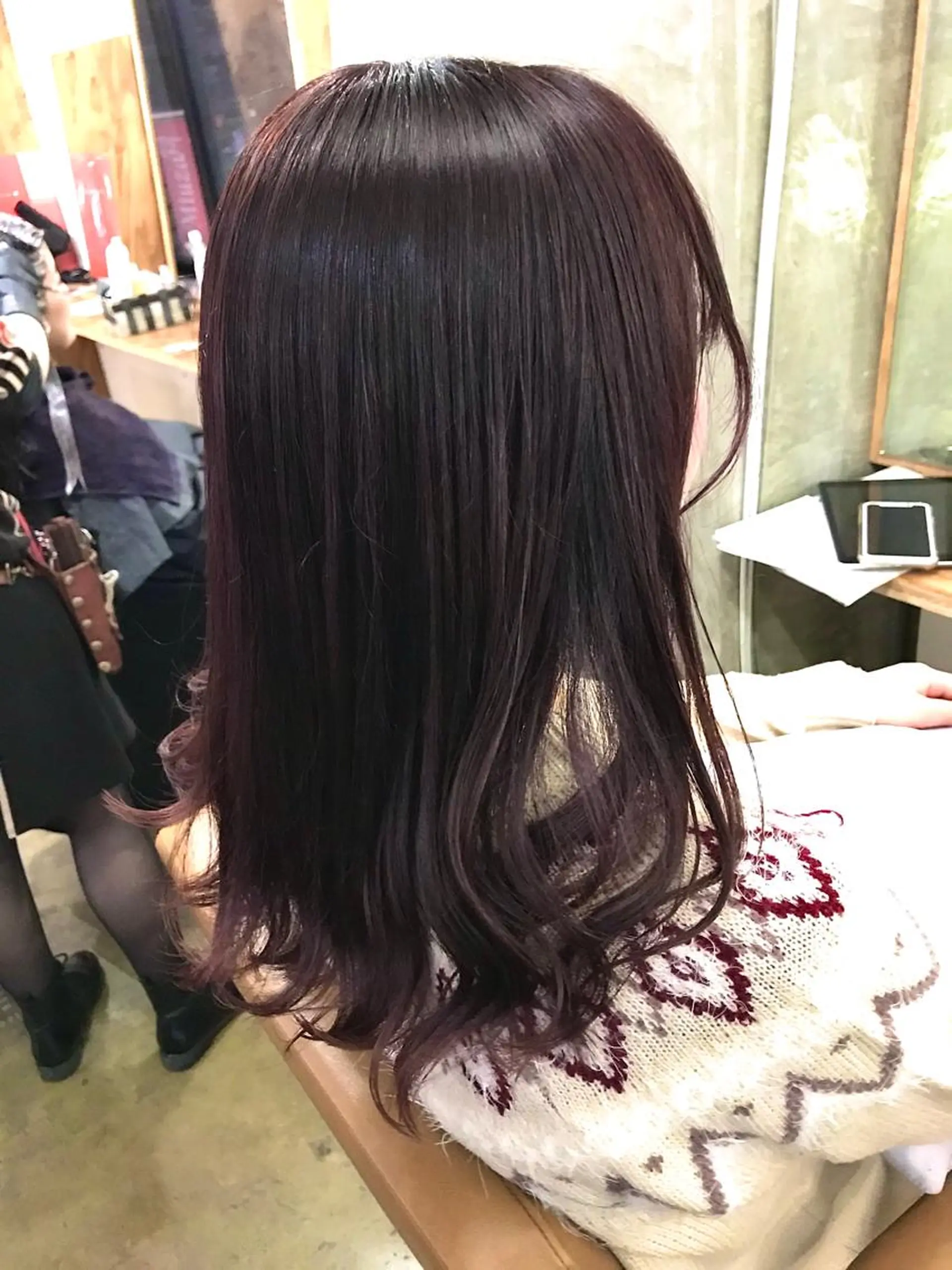 ミディアム カラー ヘアカラー トリートメント 💎髪質改善💎 デザイナーshinのヘアスタイル