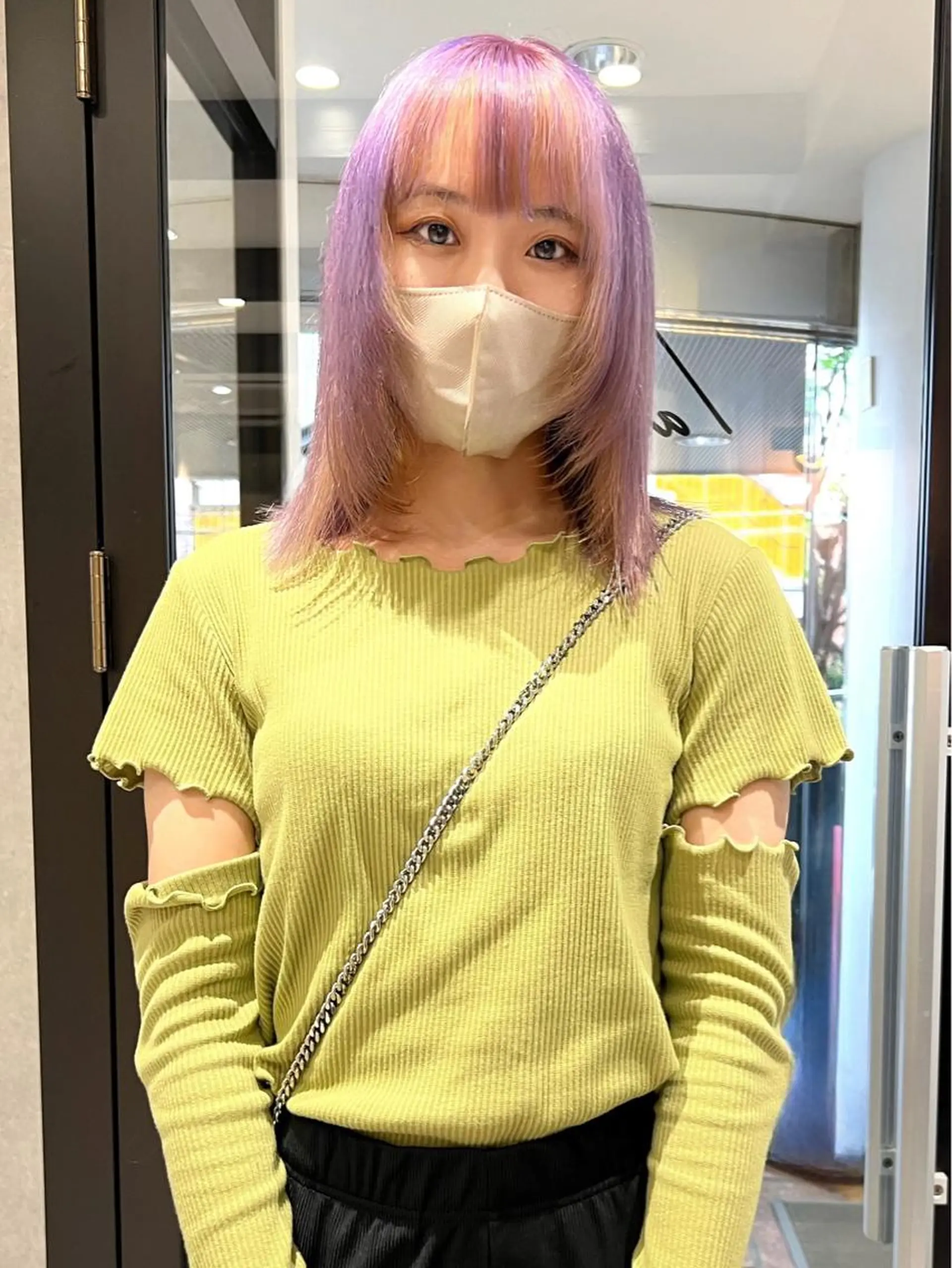 セミロング AI TOKYO S所属・mizuki 【韓国レイヤー】のヘアスタイル