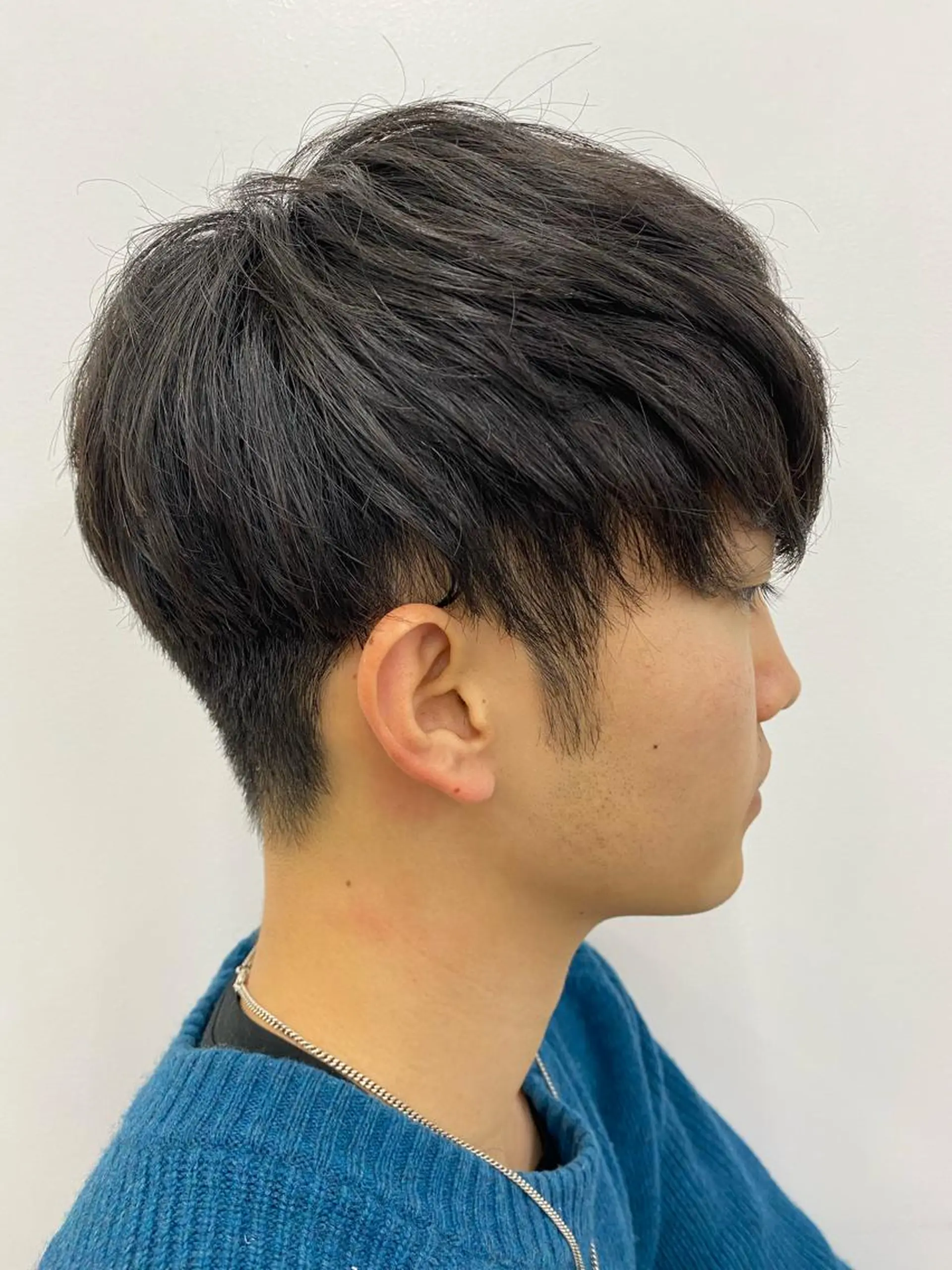 ショート メンズ soigné所属・白髪ぼかし 髪質改善カラーESAのヘアスタイル