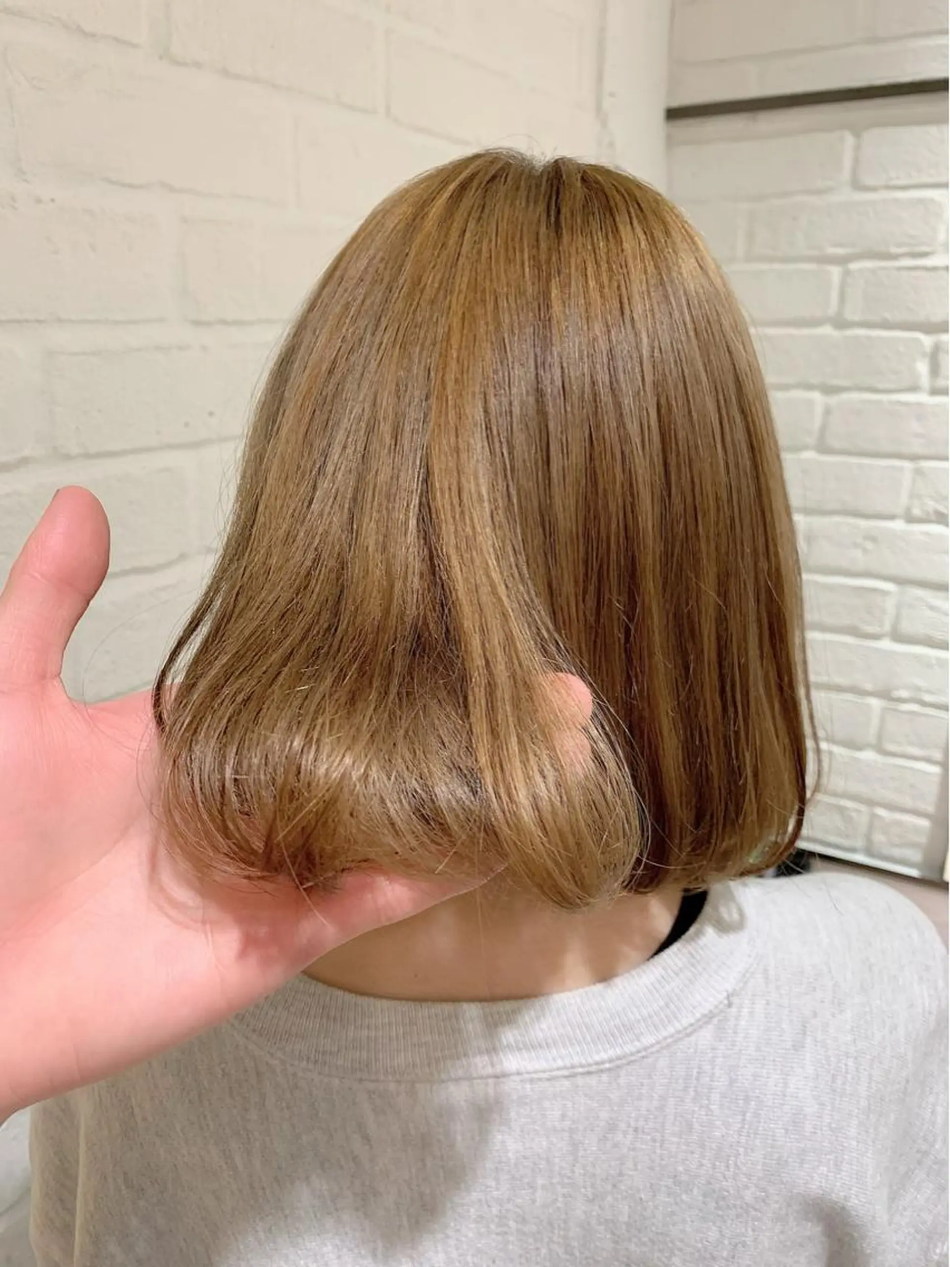 ショート カラー ベージュカラー カット ヘアカラー トリートメント 💛丁寧さNo.🥇 🧸片山智裕💛のヘアスタイル