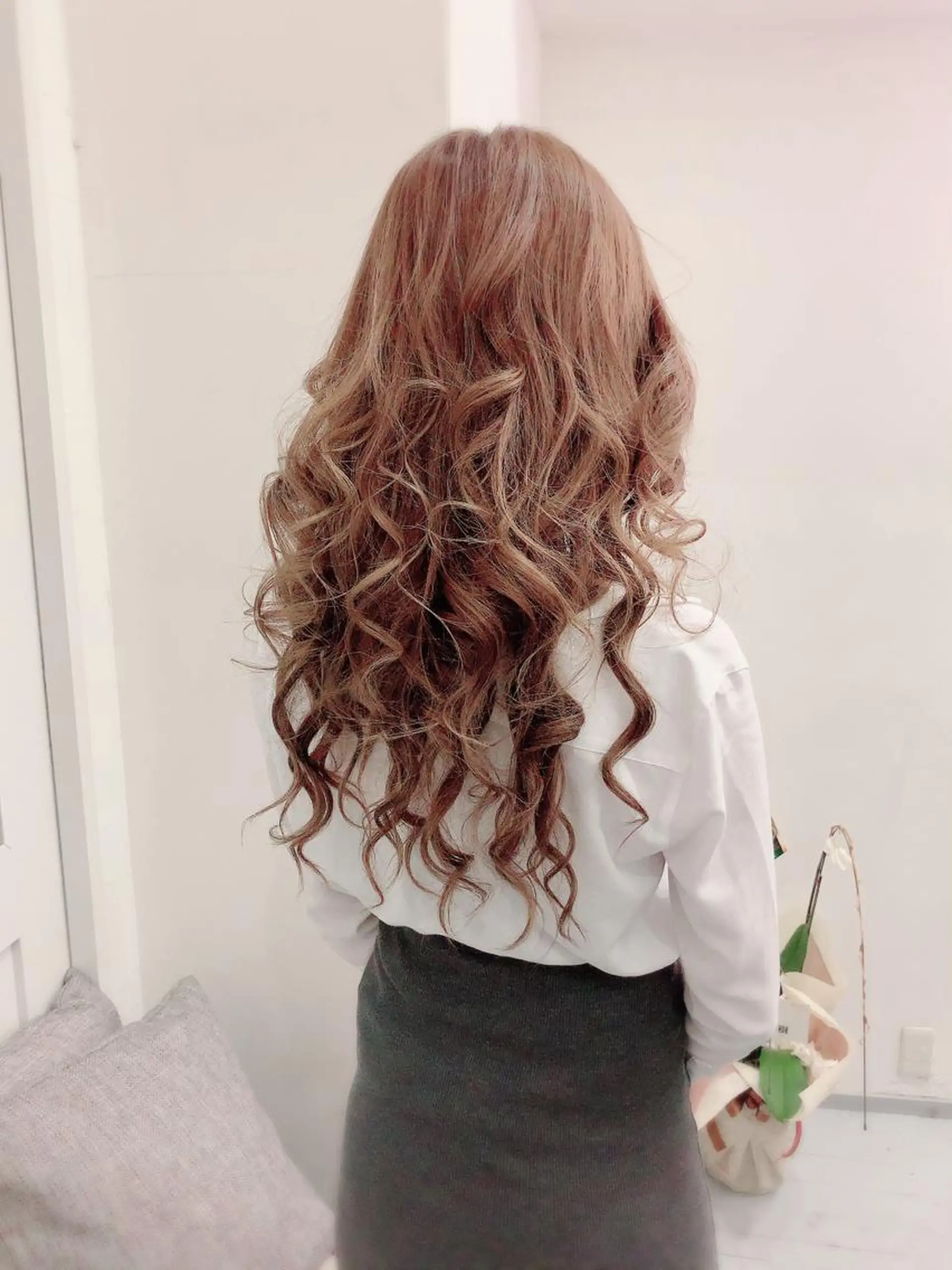 セミロング カラー エクステ カット エクステ 🍀Moda by Grande🍀のヘアスタイル