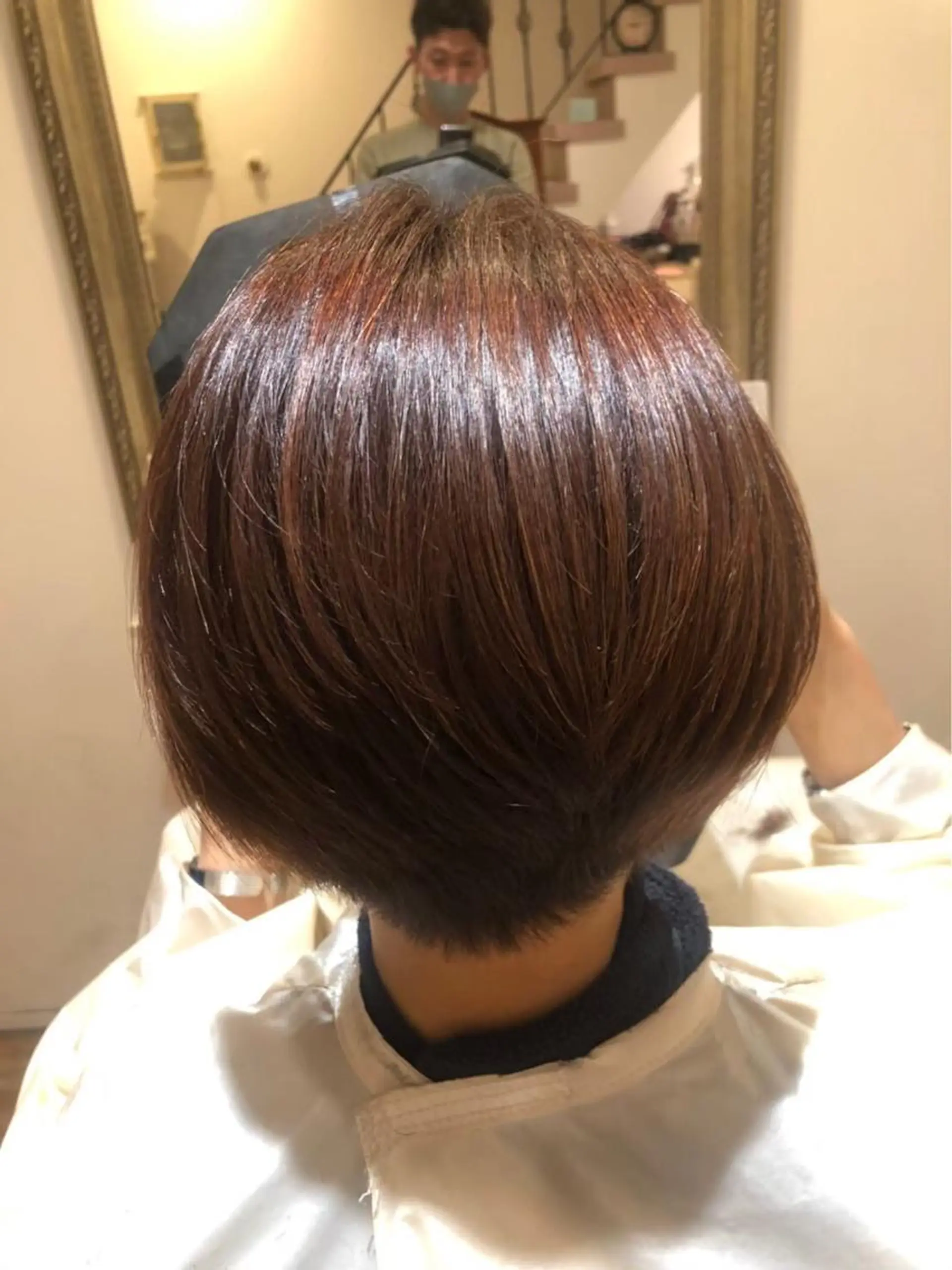 ショート カラー カット ヘアカラー イヤリングカラー Ai 浅草橋店のヘアスタイル