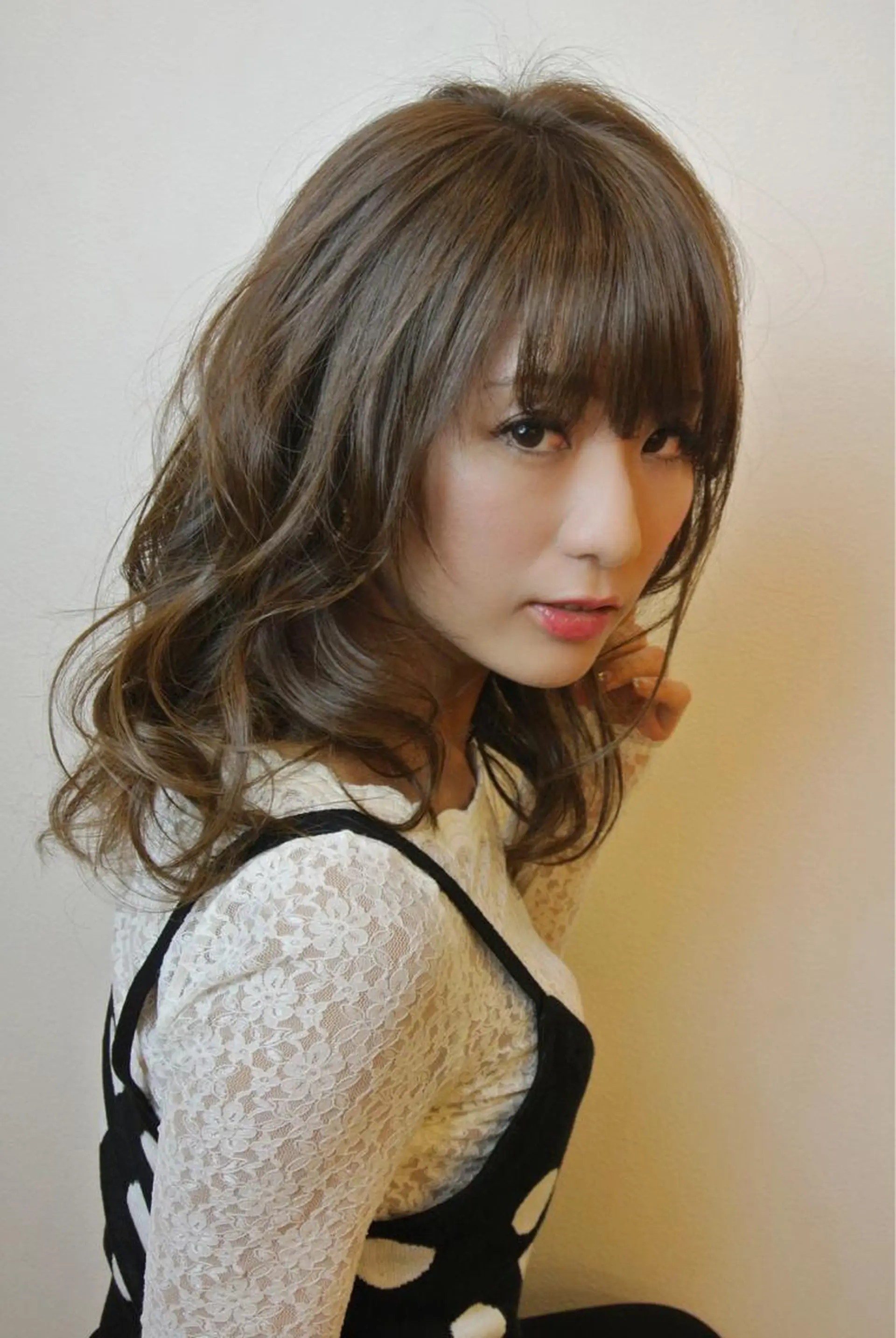 セミロング ブルーム yukiのヘアスタイル