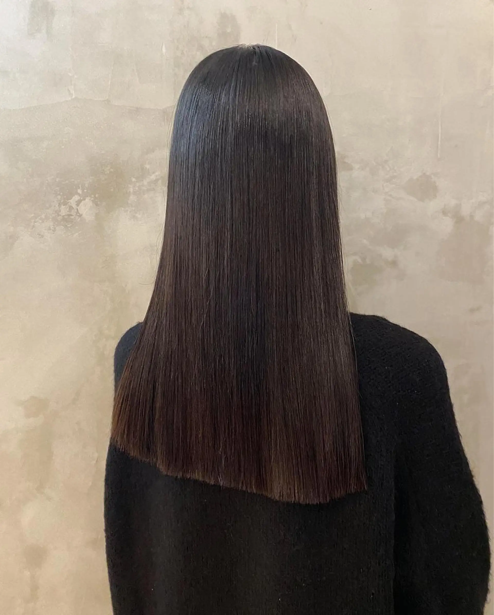ロング カット 縮毛矯正 【＆ koenji】 yukaのヘアスタイル
