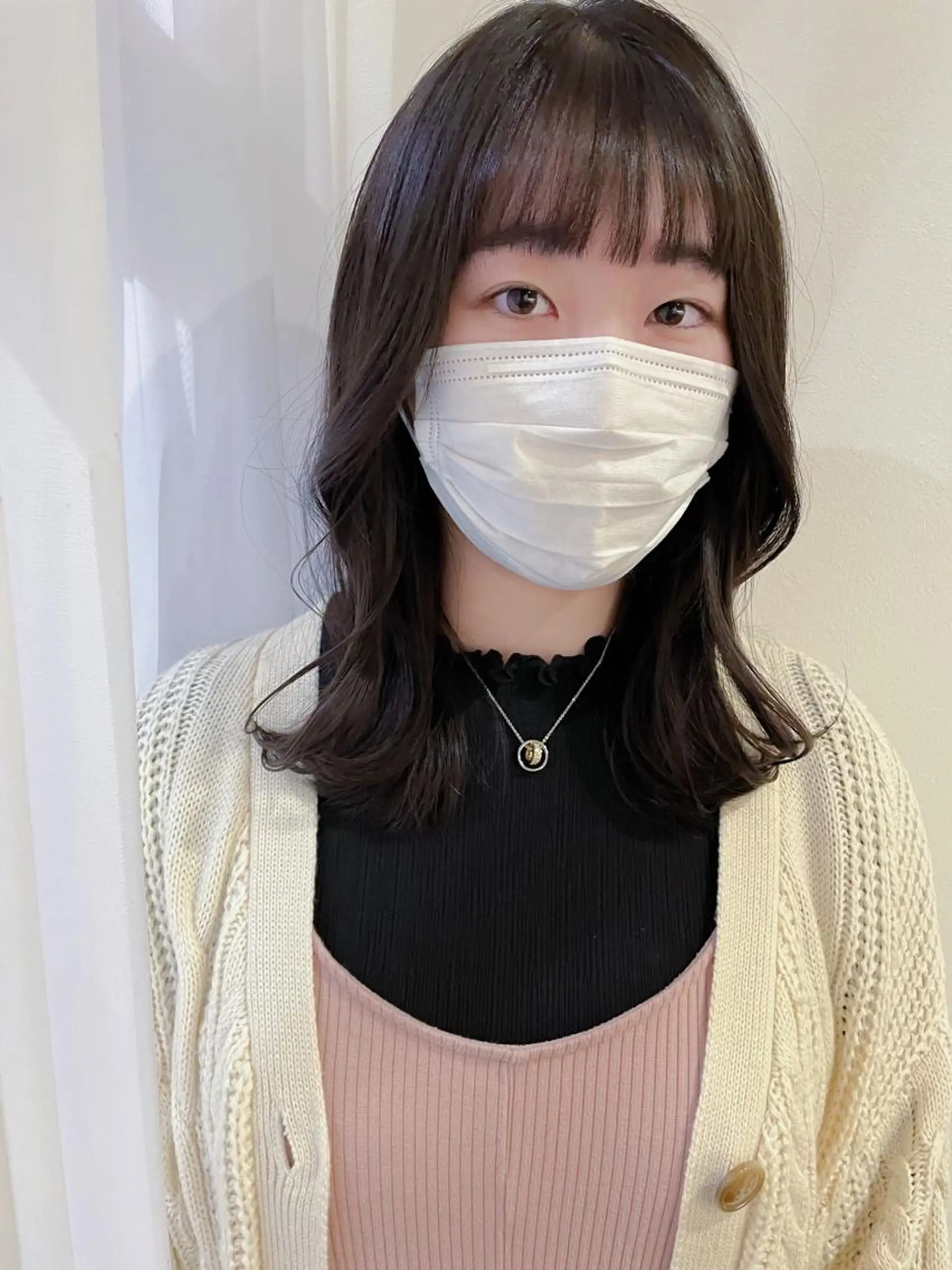 ミディアム 藤井 みなみのヘアスタイル