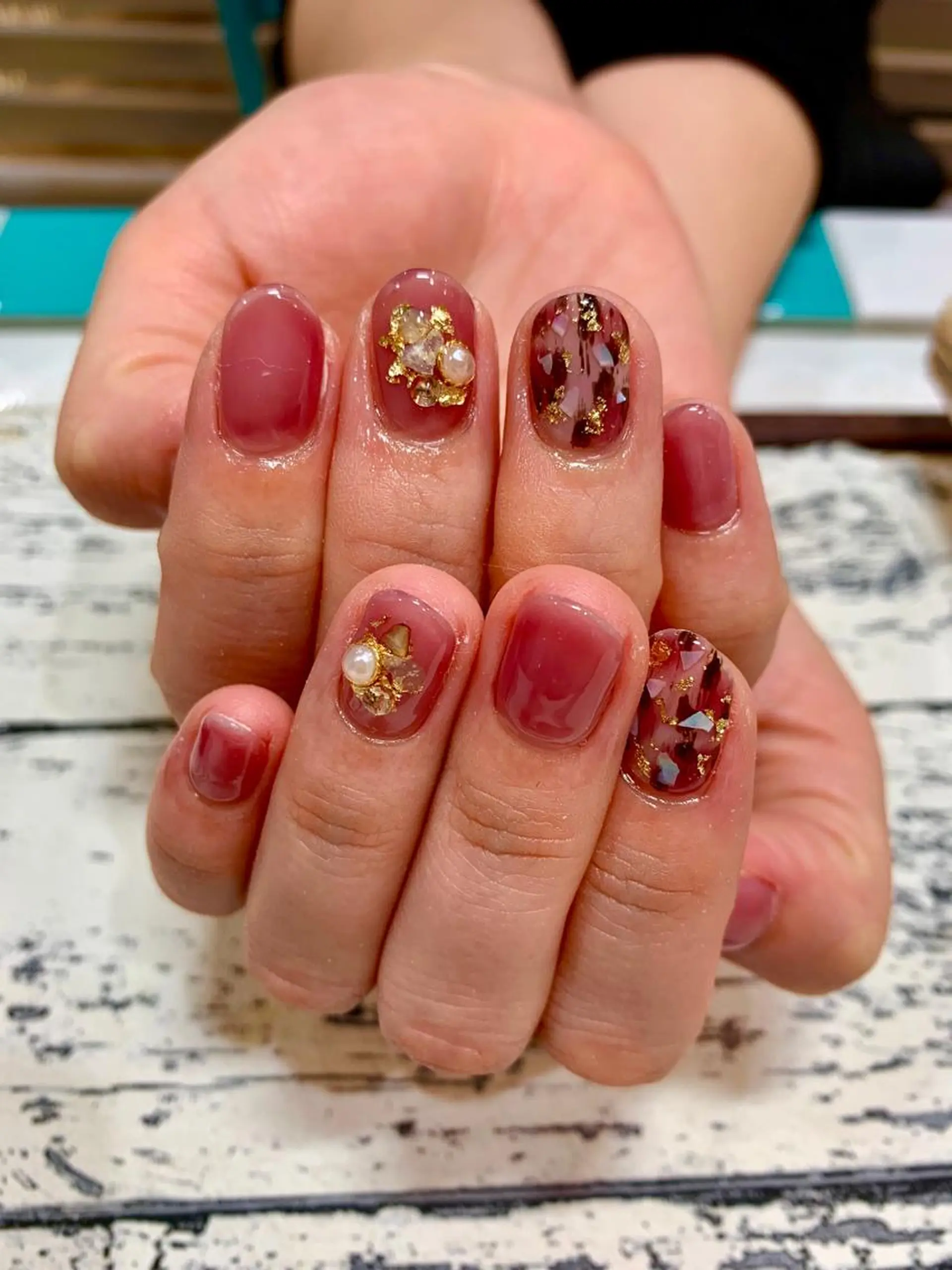 ネイル ハンドネイル 高尾 梨花のネイルデザイン