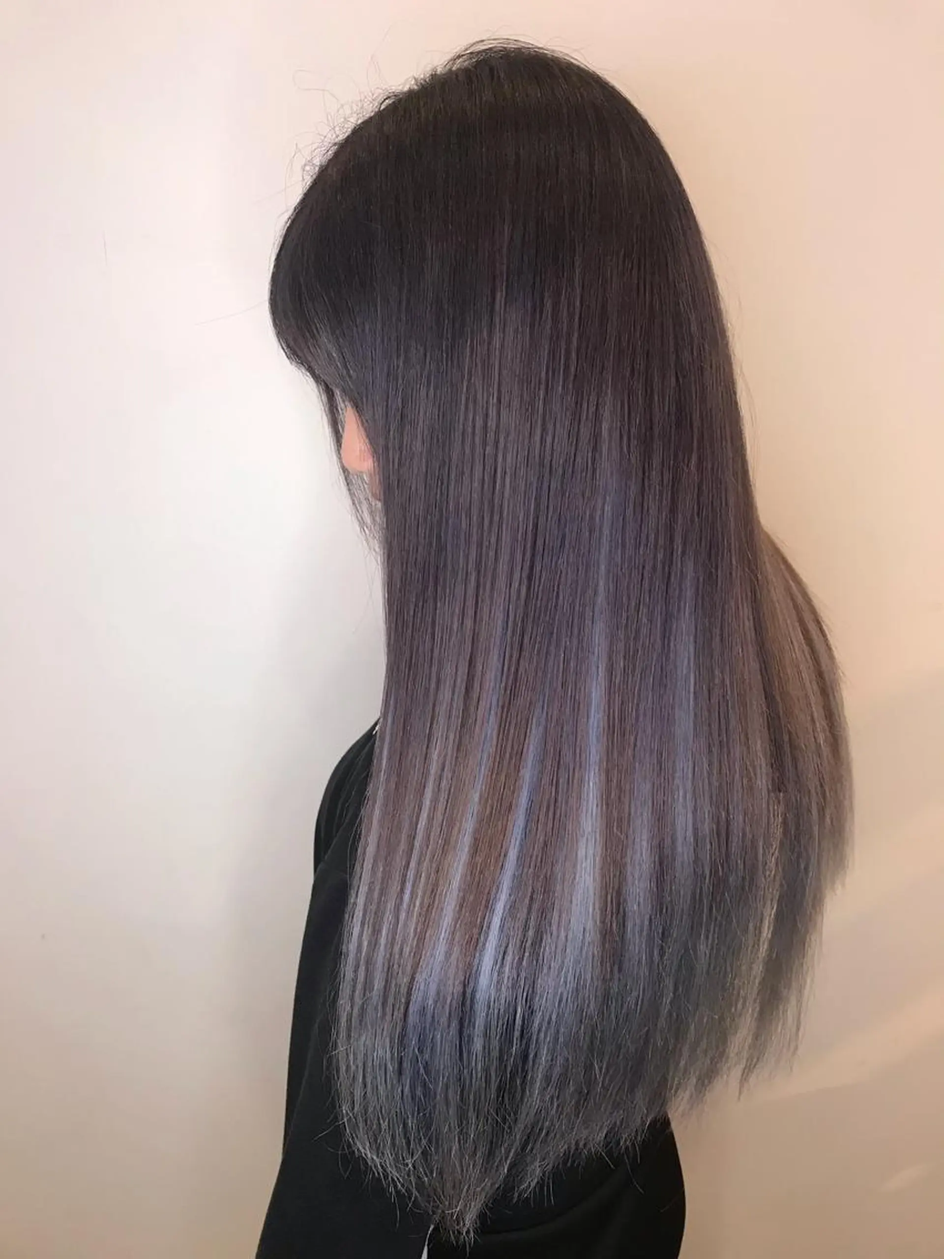 ロング カラー カット パーマ トリートメント エクステ シールエクステ⭐️ オオミタクヤのヘアスタイル