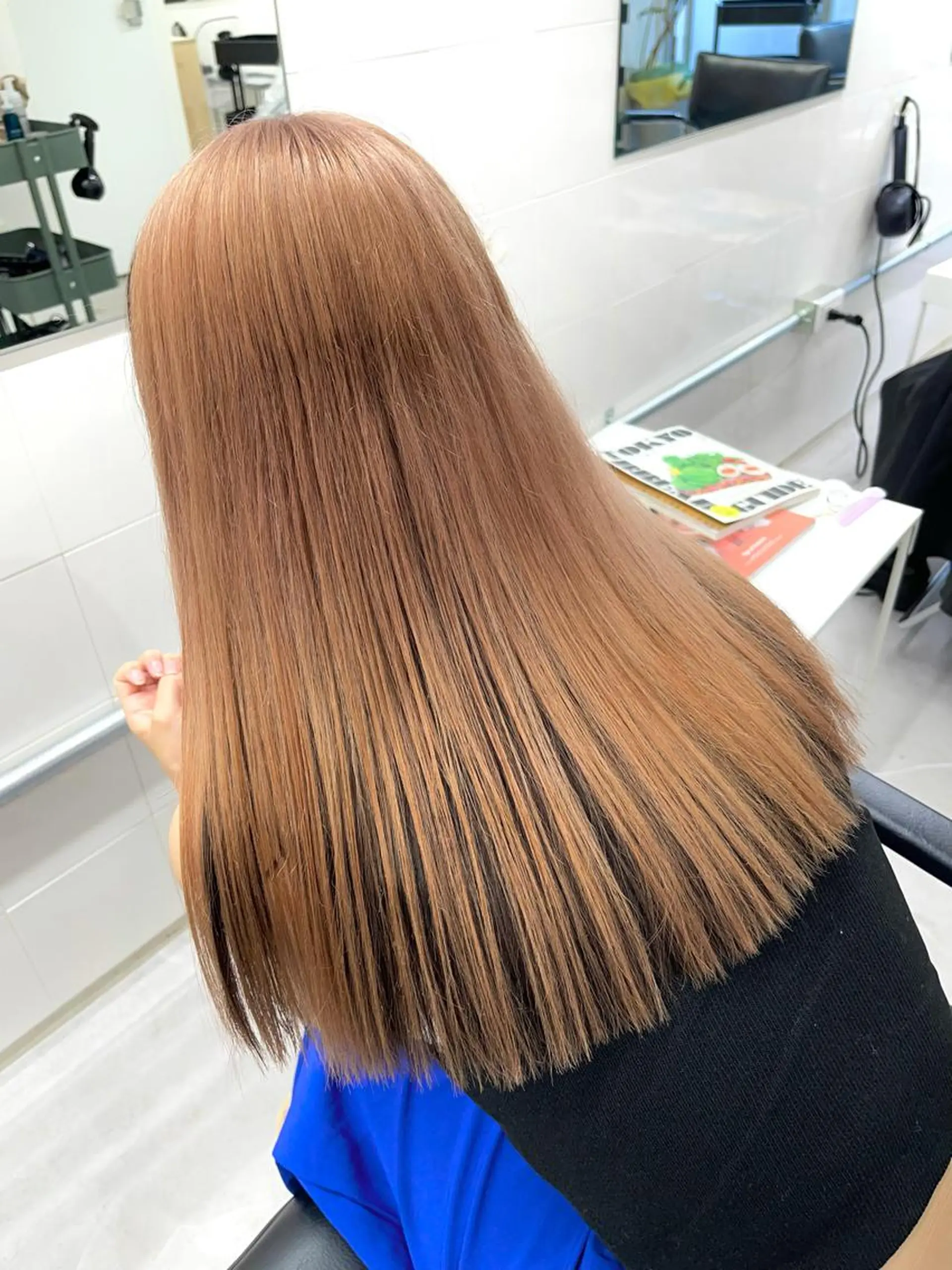 ロング カラー ハッシュカットとハイ トーン/HIROKIのヘアスタイル