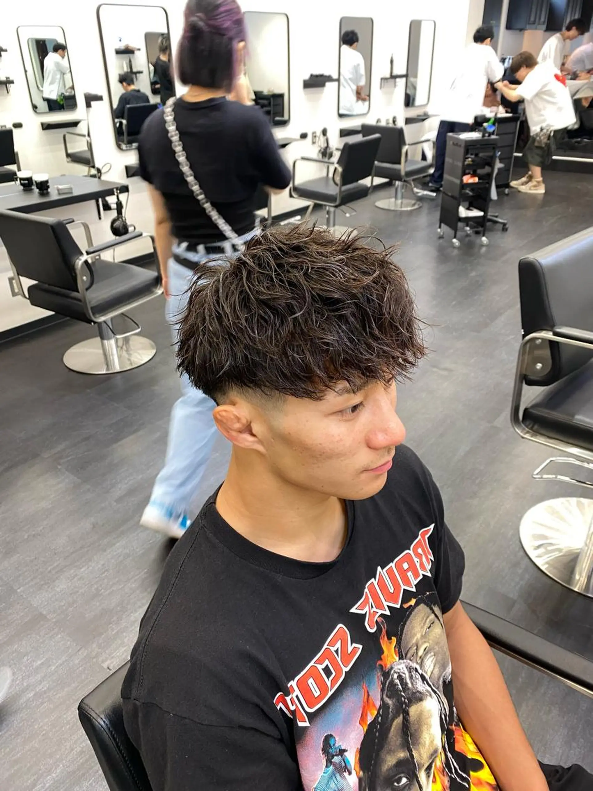 メンズ スペインカール カット パーマ 🦁メンズ神特化🦁 12月限定/隆太郎のヘアスタイル