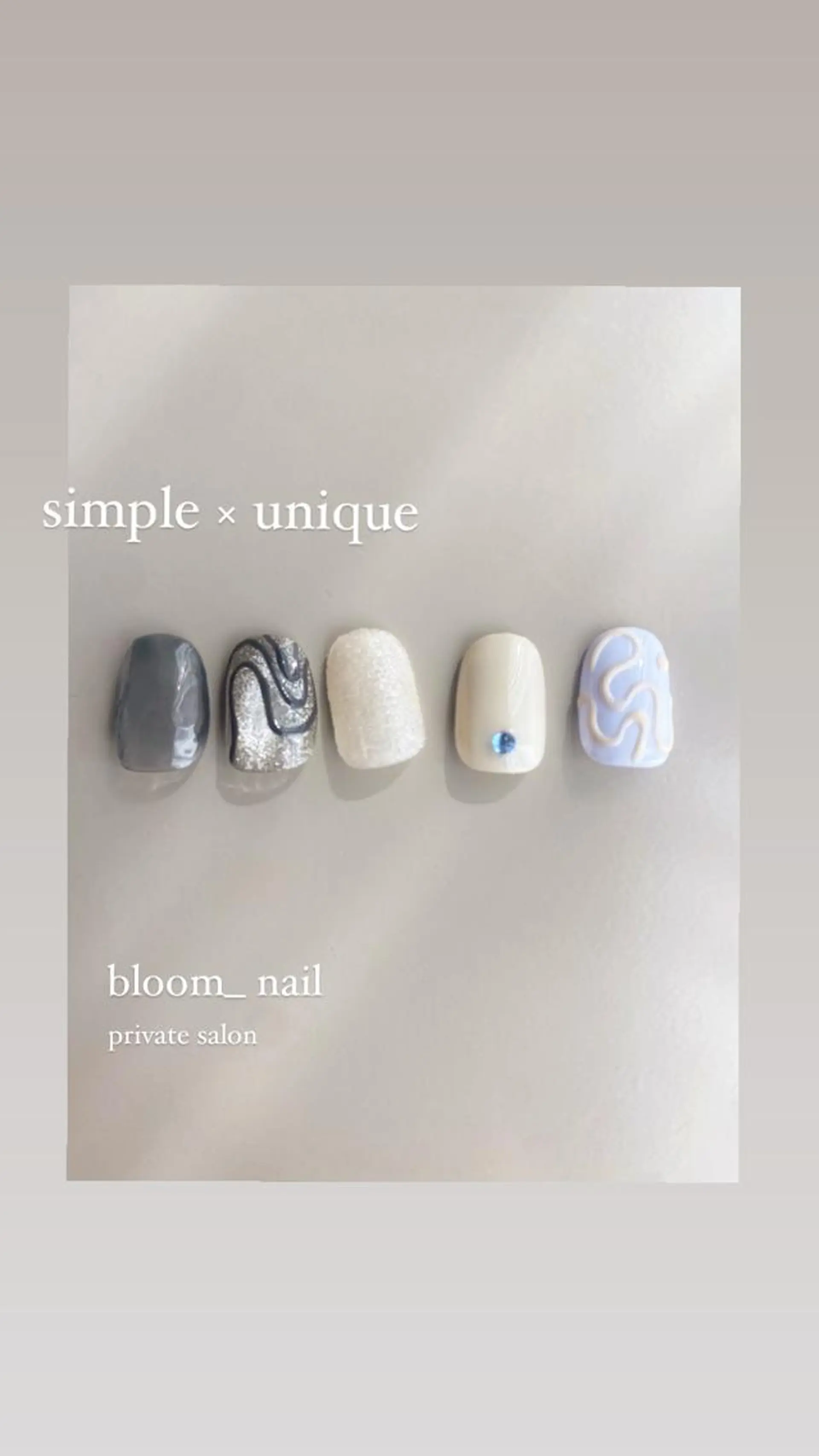 ネイル ニュアンスネイル ハンドネイル ハンドケア bloom_ nailのネイルデザイン