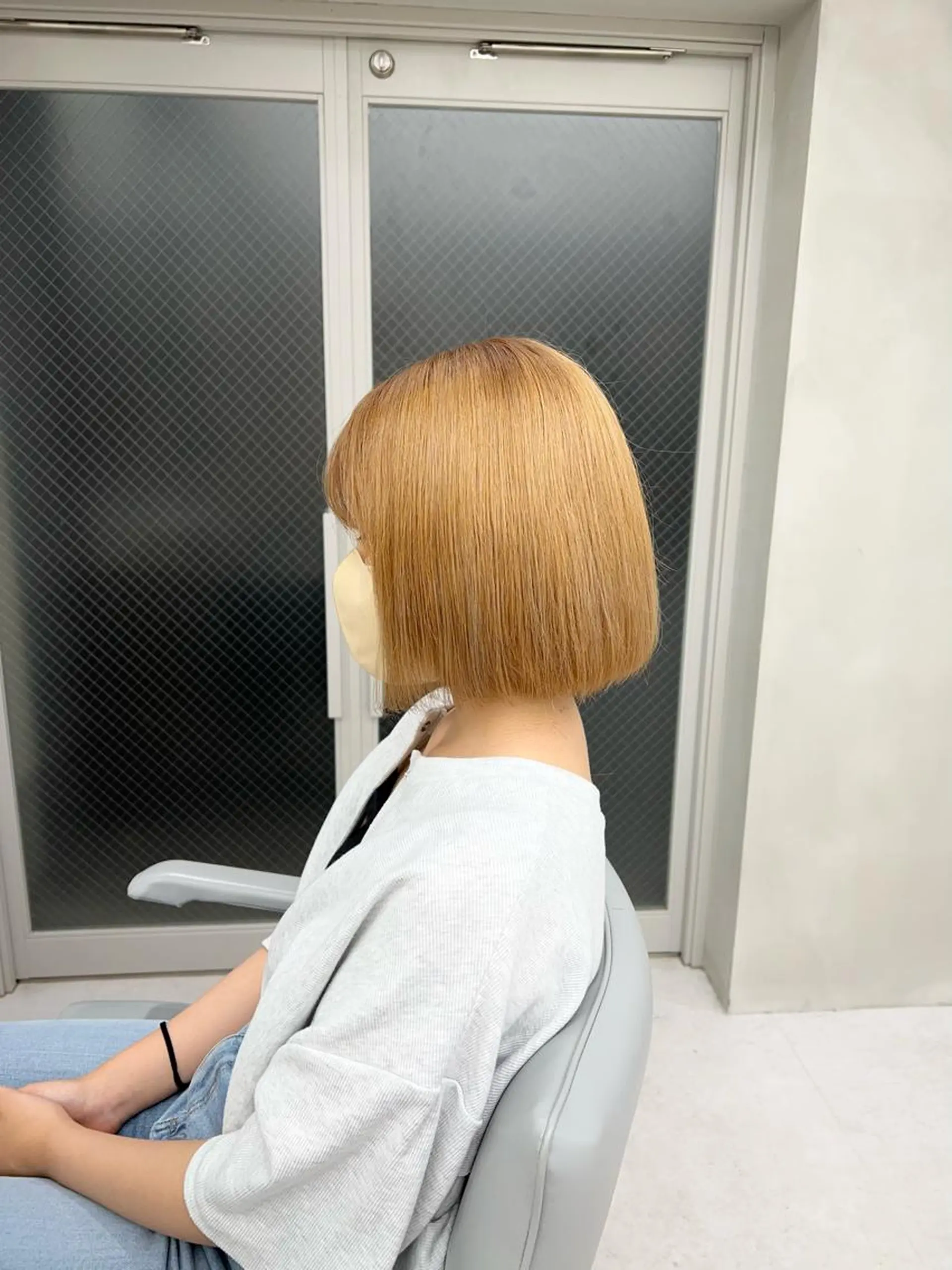 ショート カラー ヘアカラー トリートメント 【くせ毛のお医者さん 🍀】栗橋のヘアスタイル