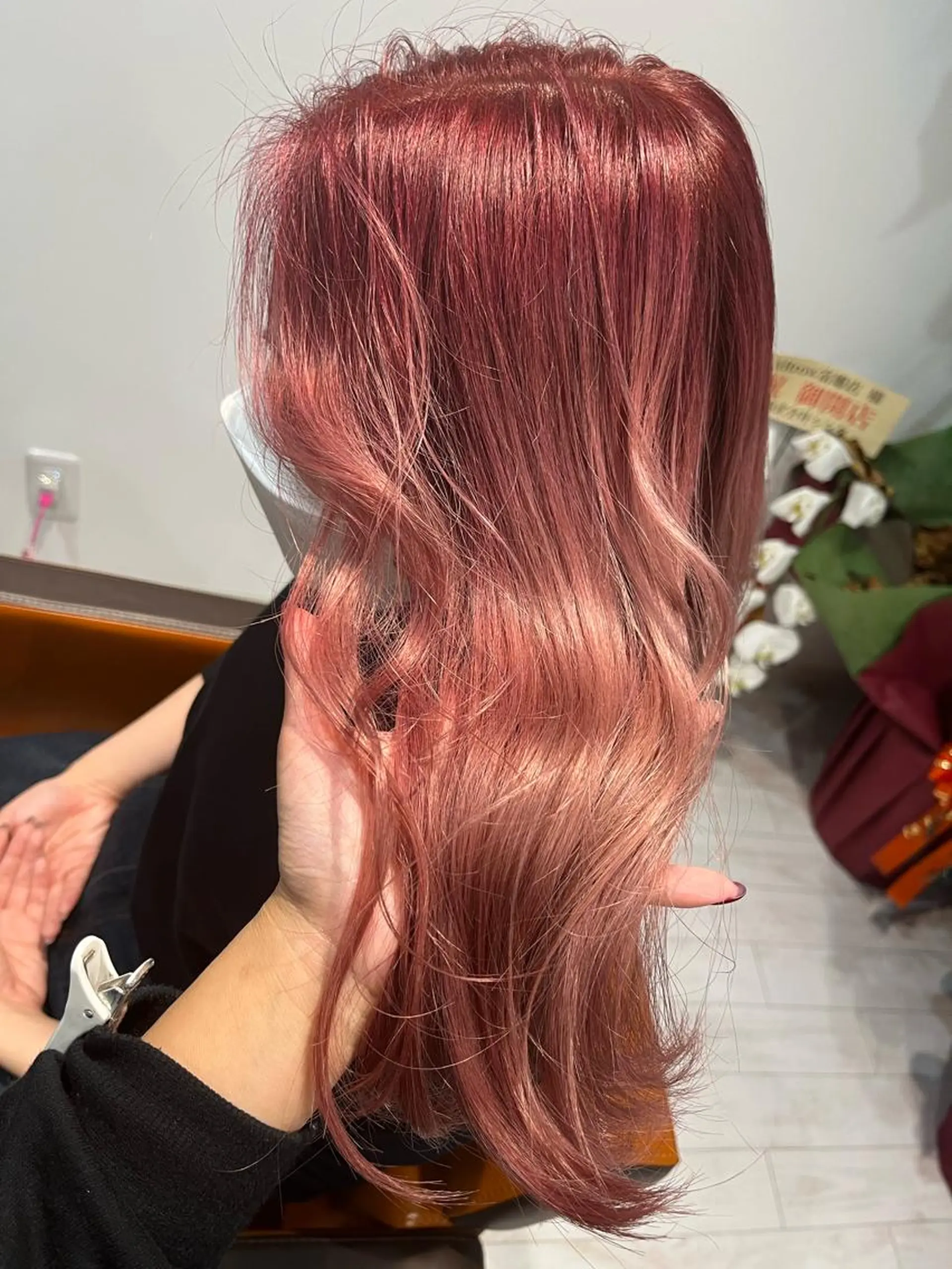 ロング カラー ピンクカラー 髪質改善 ✨️💎山口 真依💎✨️のヘアスタイル