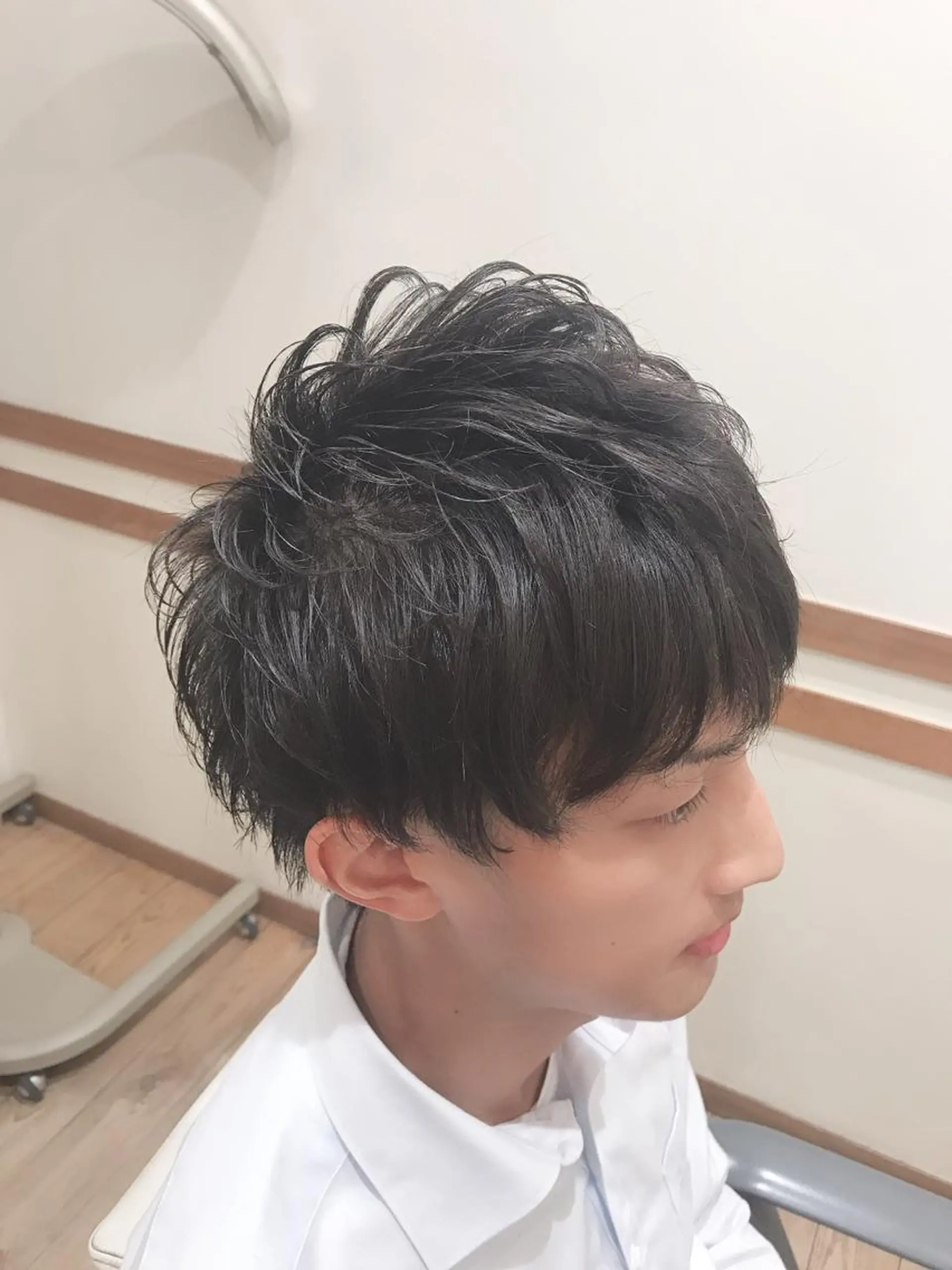 ショート パーマ メンズ メンズパーマ カット パーマ アザマ　ヤスカツ _rosso 川口のヘアスタイル