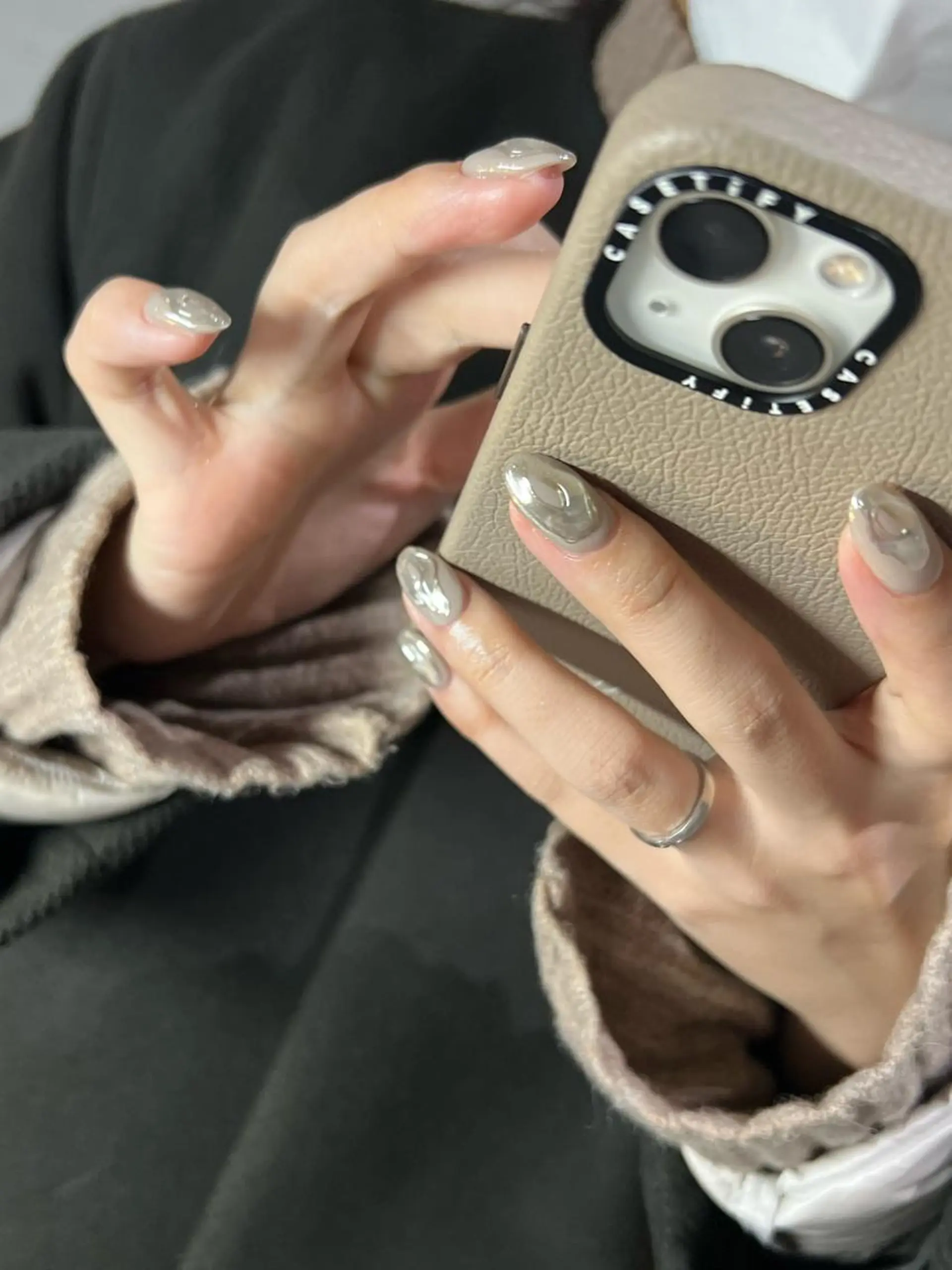 ネイル ミラーネイル 持ち込み ハンドネイル ハンドケア Charme. NOBUKOのネイルデザイン