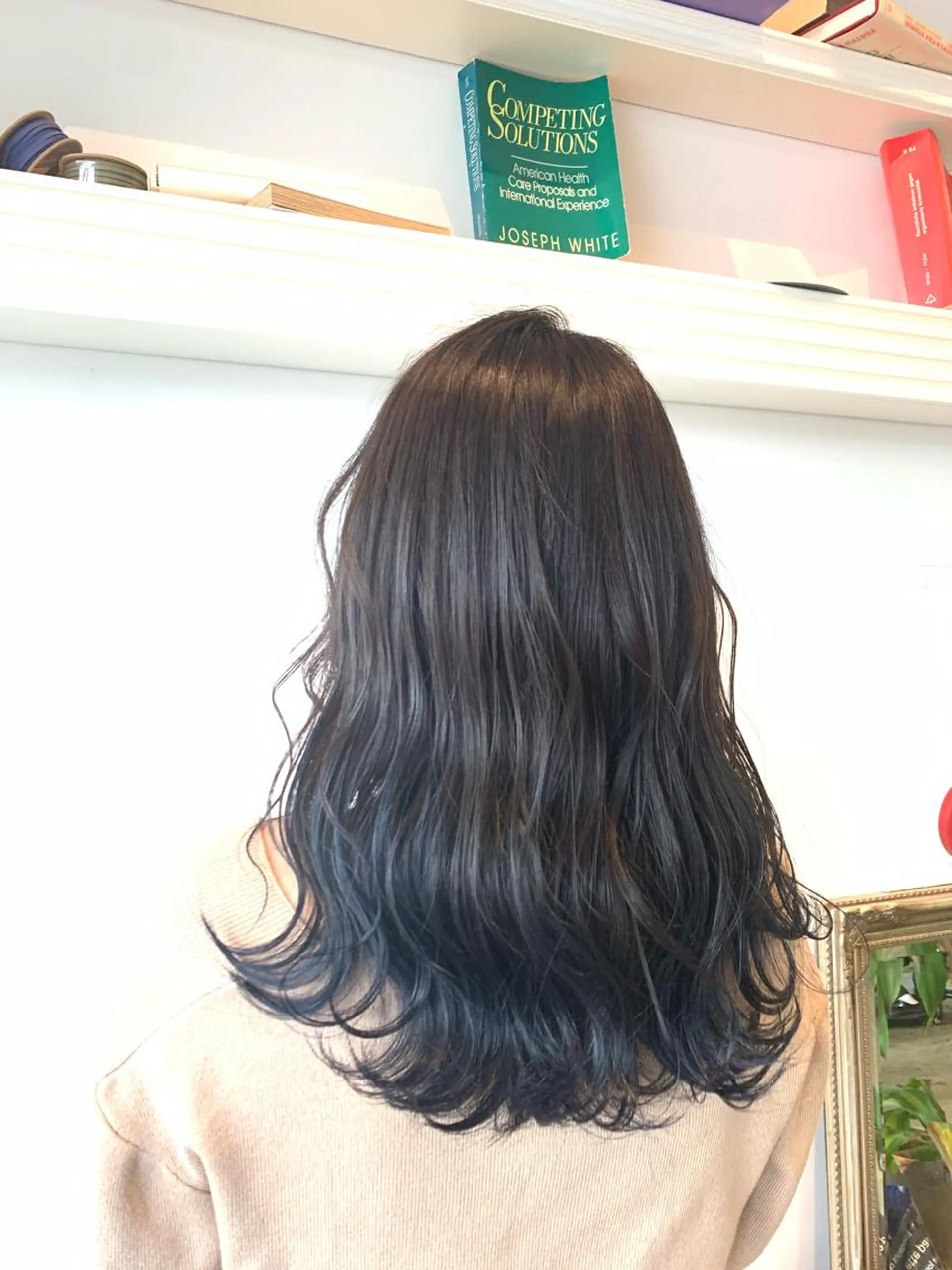 セミロング ヘアカラー トリートメント ヘッドスパ ヘアセット 山口 竣也のヘアスタイル