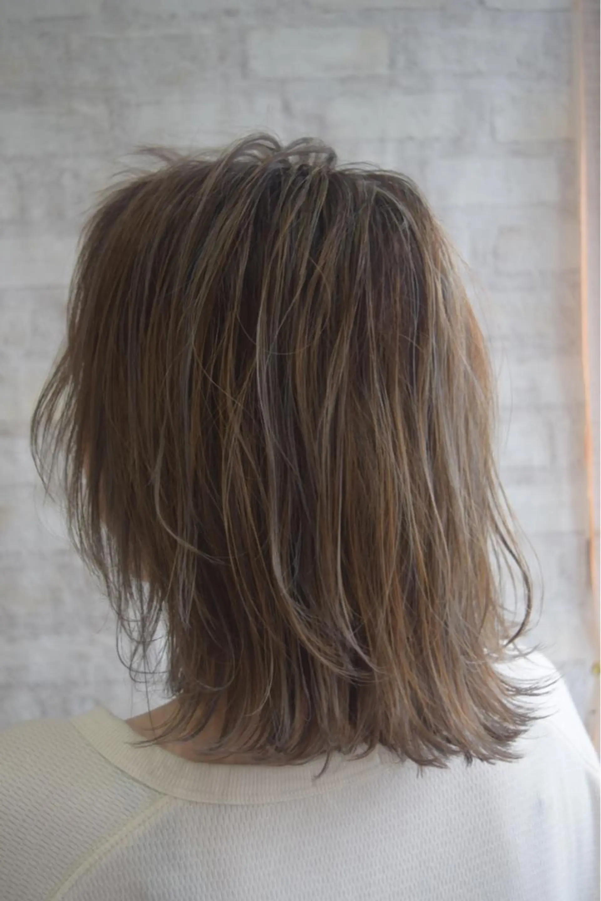 ショート カラー ハイライトカラー ハイライト レイヤーカット ハイトーンカラー RYUのヘアスタイル
