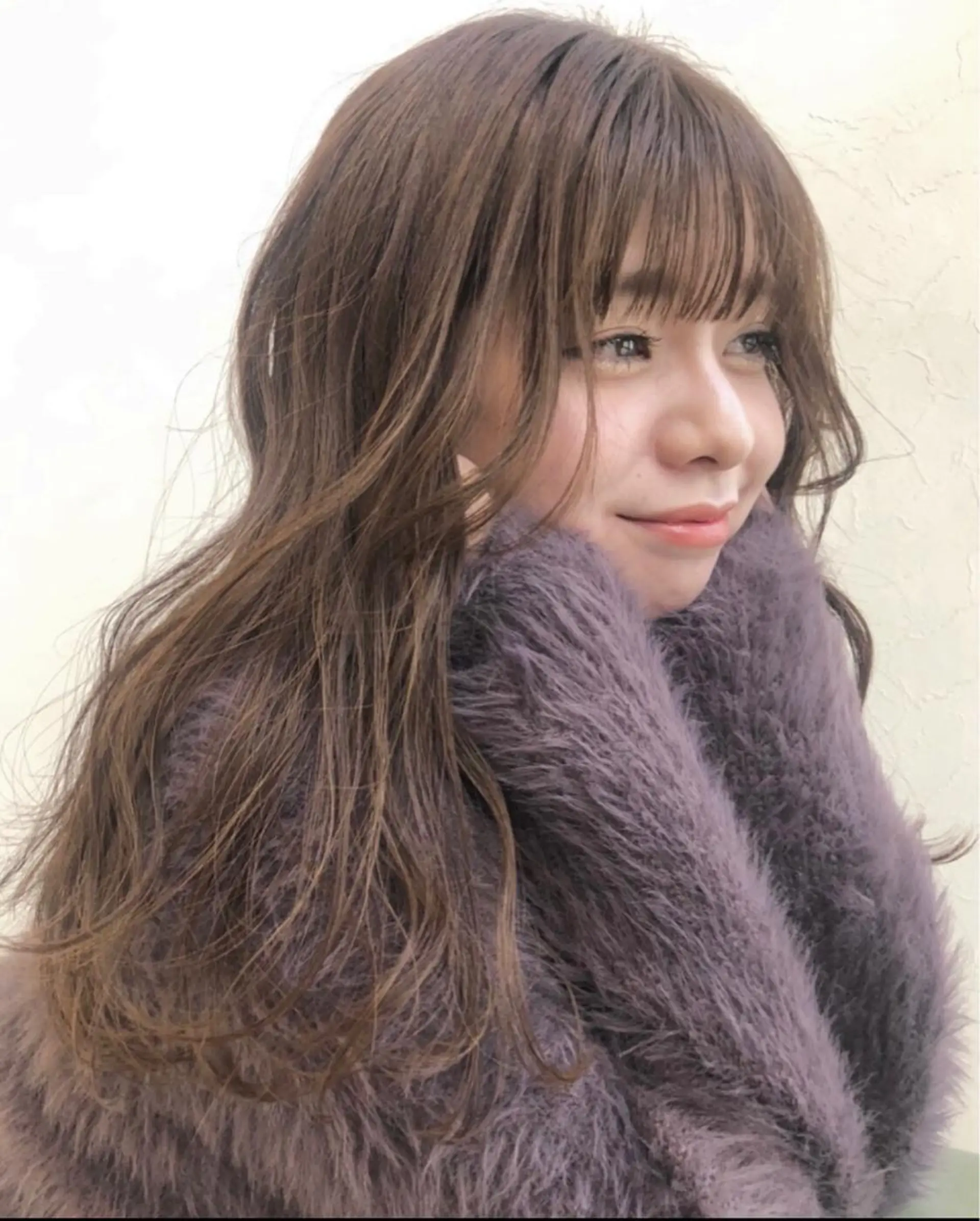 セミロング カラー nakahara madokaのヘアスタイル