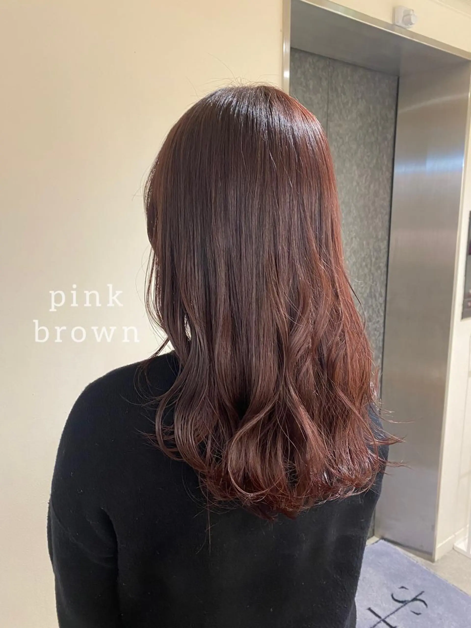 ミディアム カラー ヘアアレンジ ブリーチ ブリーチなしカラー ヘアカラー ボブ /ニュアンス/ satomi🧸💖のヘアスタイル