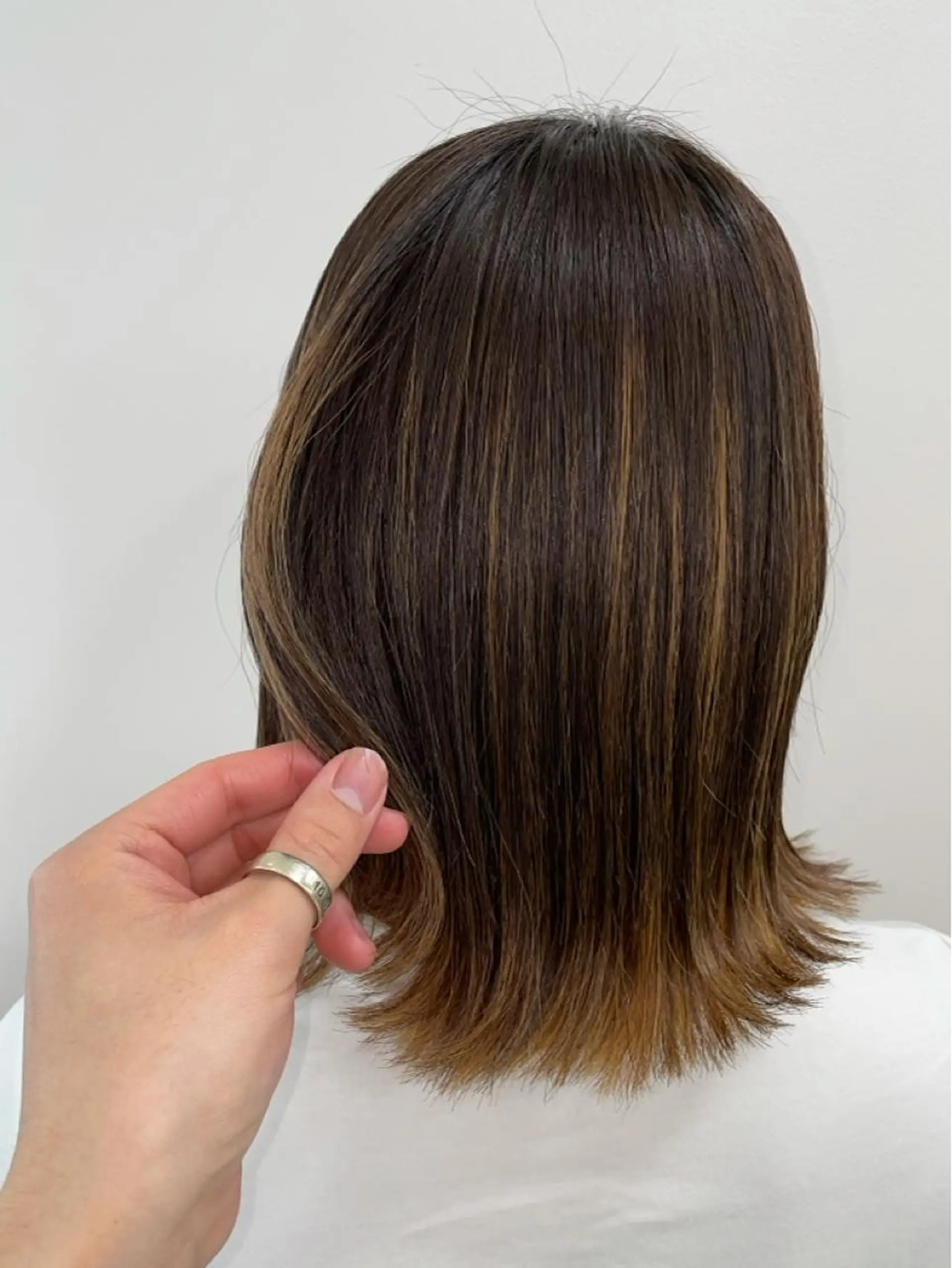 ミディアム 新宿/韓国レイヤー/ 髪質改善/佐藤航のヘアスタイル