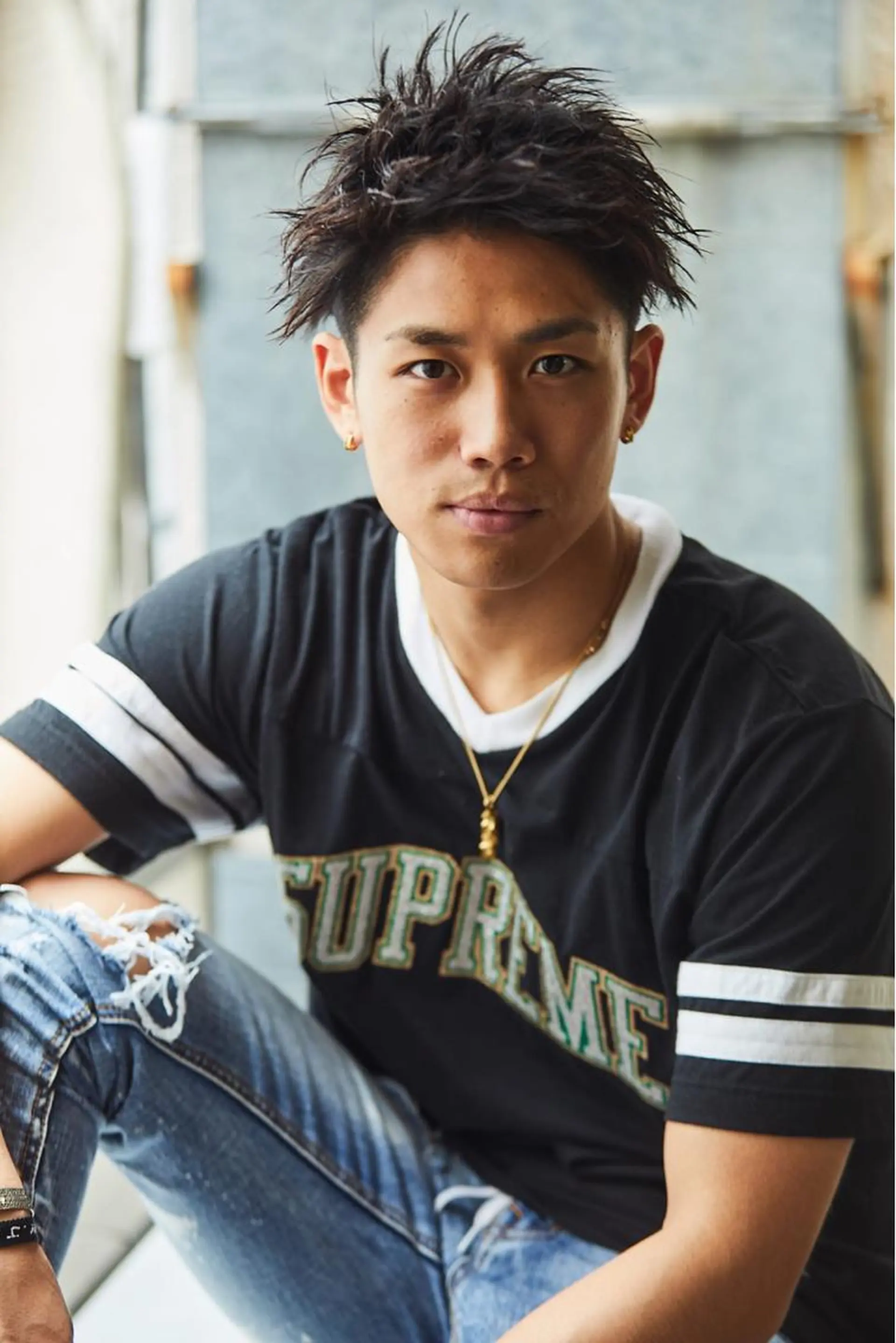 ショート 艶カラー/フェイス レイヤー/たむのヘアスタイル