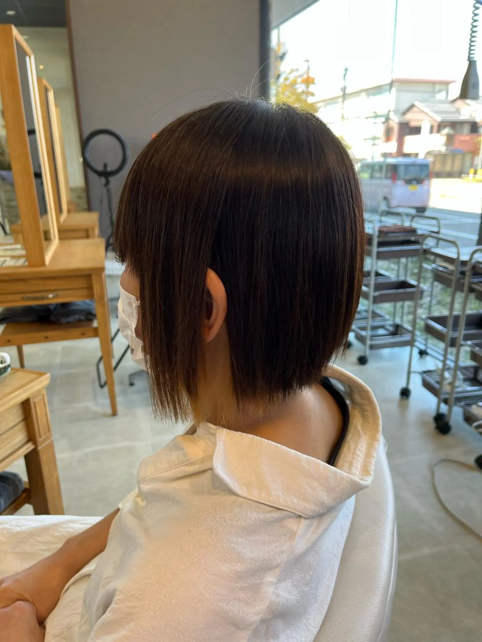 ショート パーマ ストレートパーマ 安田 海斗のヘアスタイル