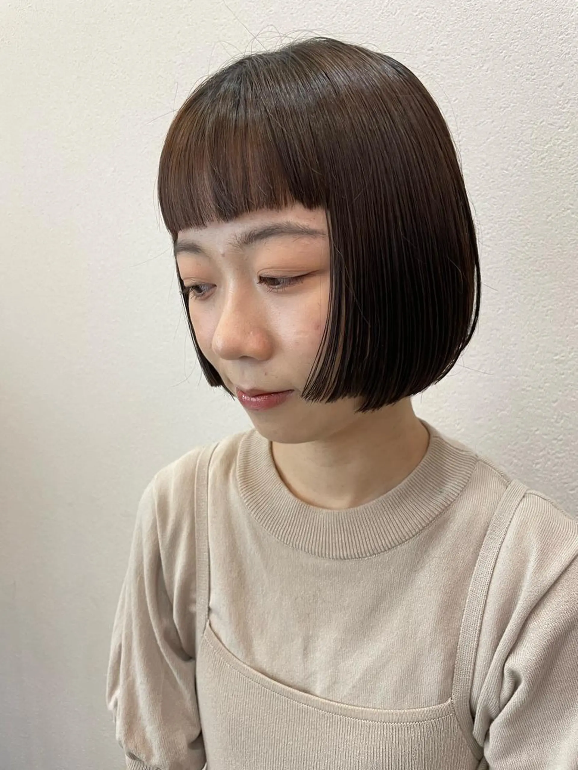 ショート ボブ カット ヘアカラー トリートメント ボブ/髪質改善/ soiナカジママドリのヘアスタイル