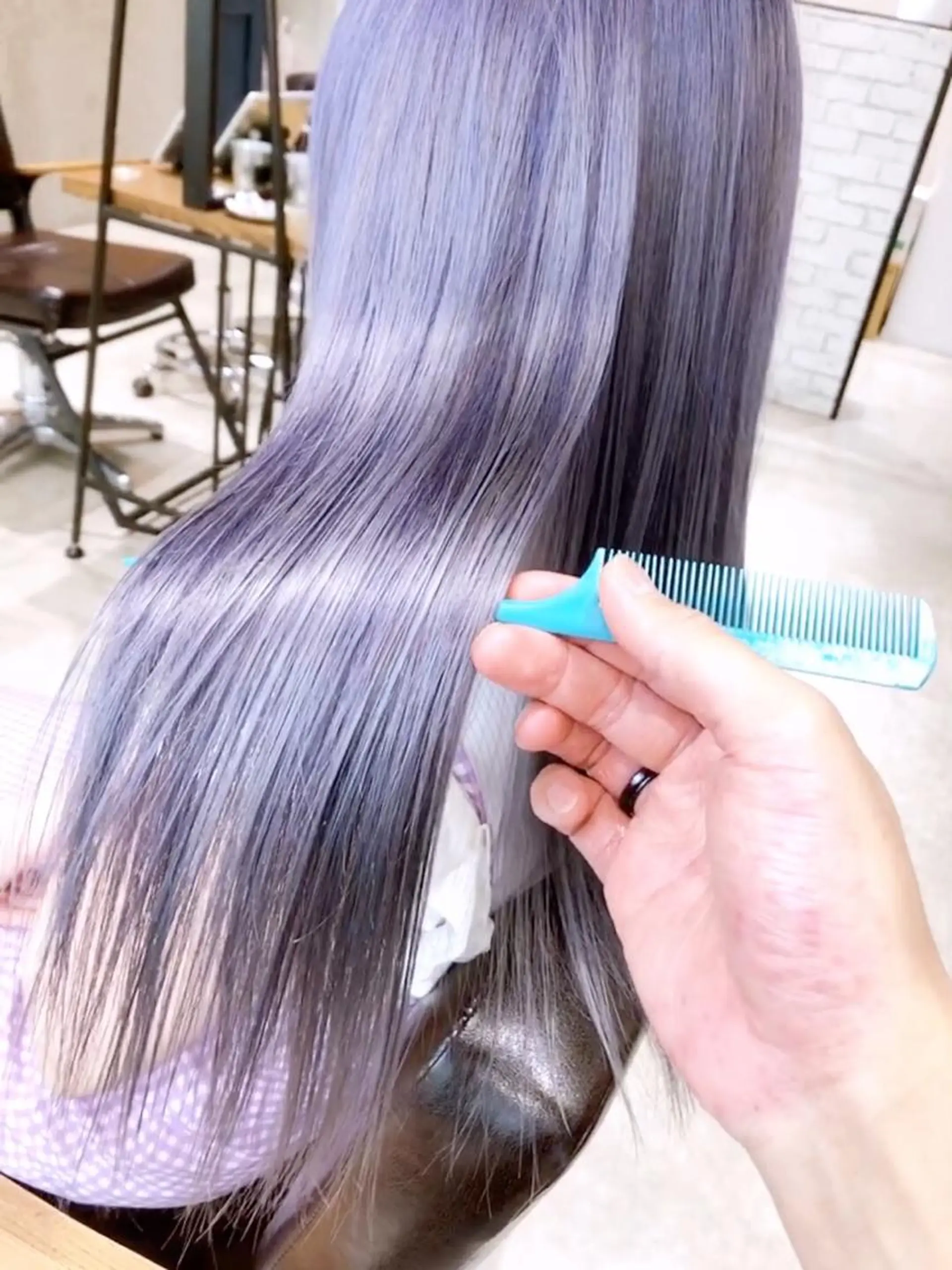 セミロング カラー ヘアアレンジ アディクシーカラー ブリーチ ケアブリーチ ハイトーンカラー イメコン美容師 サイトウアキラのその他イメージ