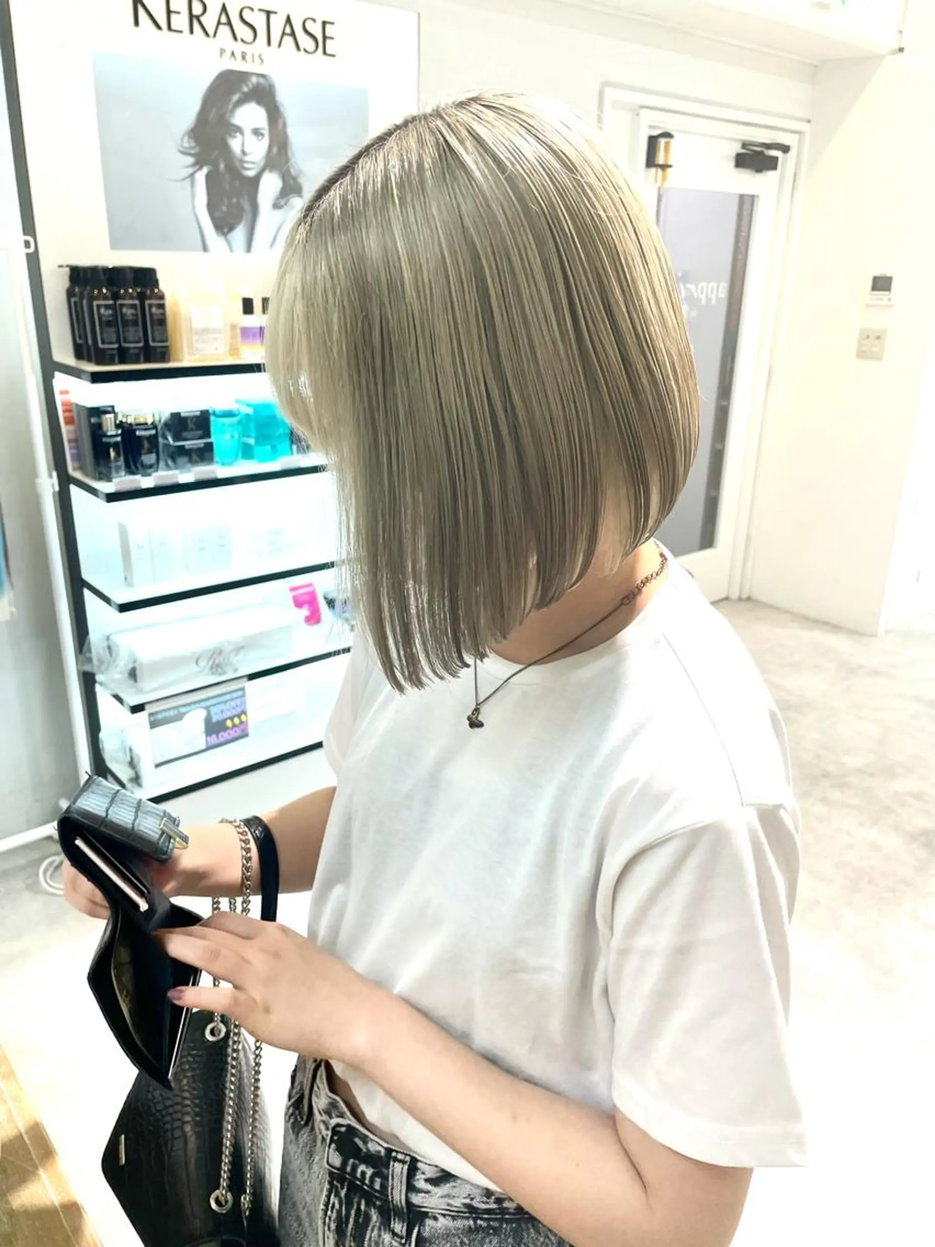 ショート カラー カット トリートメント 田中大星 /ボブ 縮毛矯正のヘアスタイル