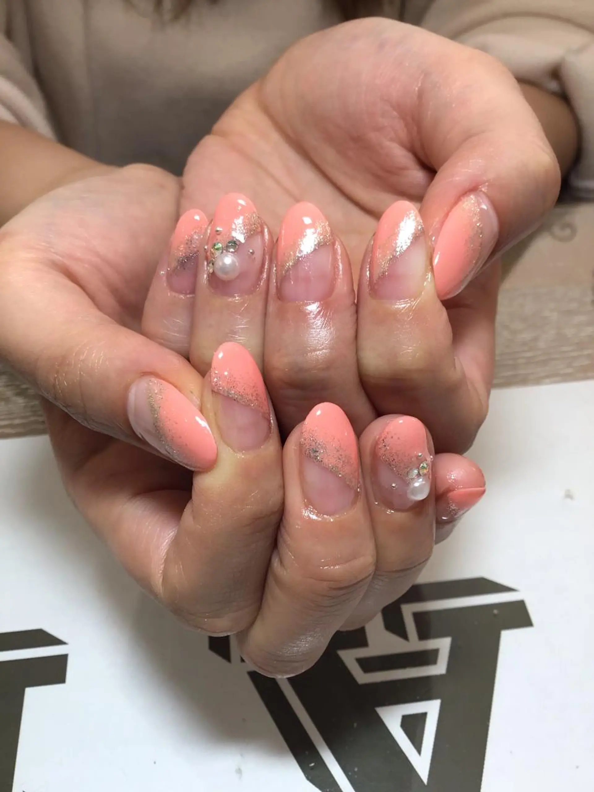 ネイル ハンドネイル JuniNail韓国 ネイリストsuのネイルデザイン