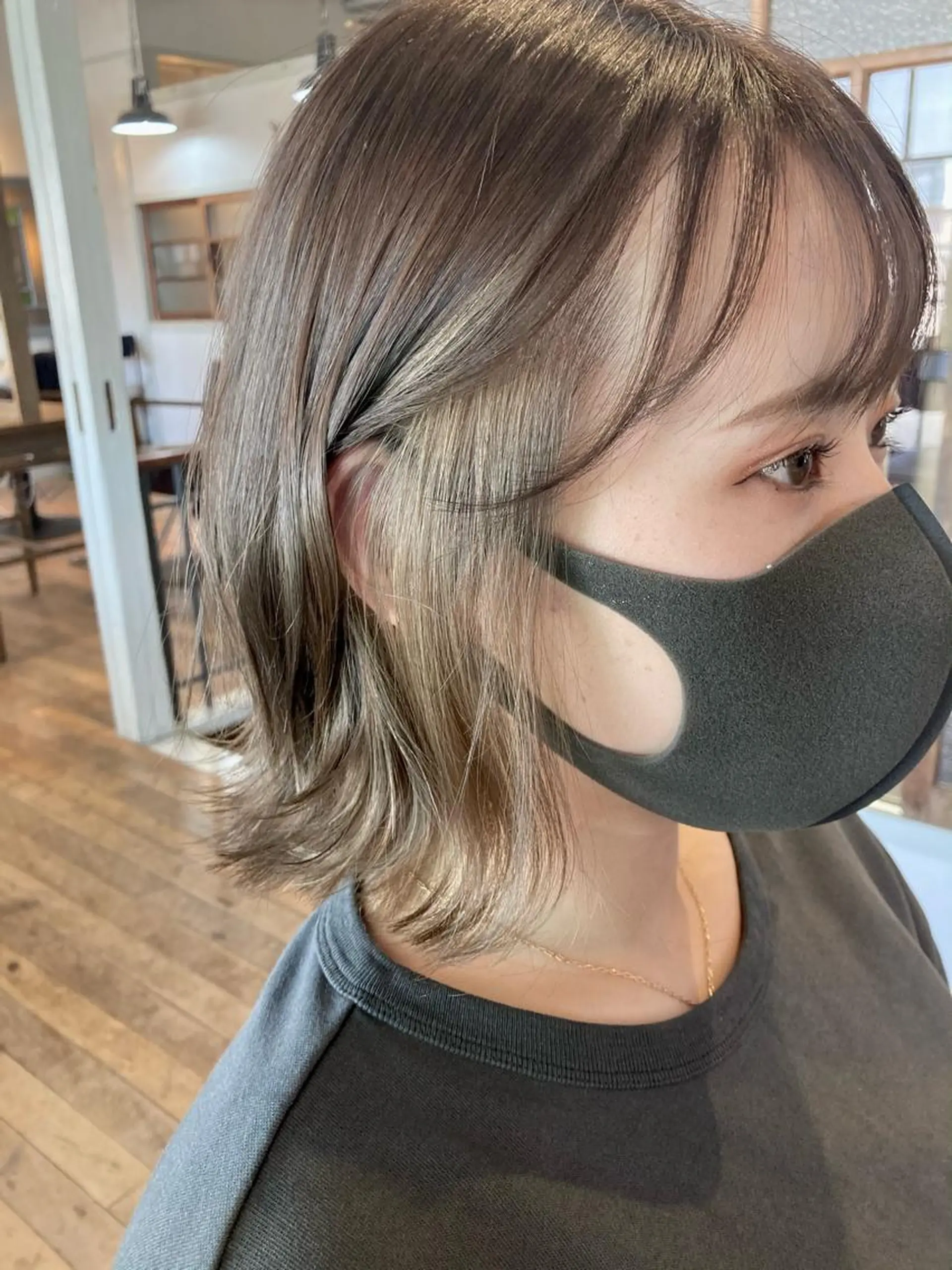 ミディアム タカツド ユウキのヘアスタイル