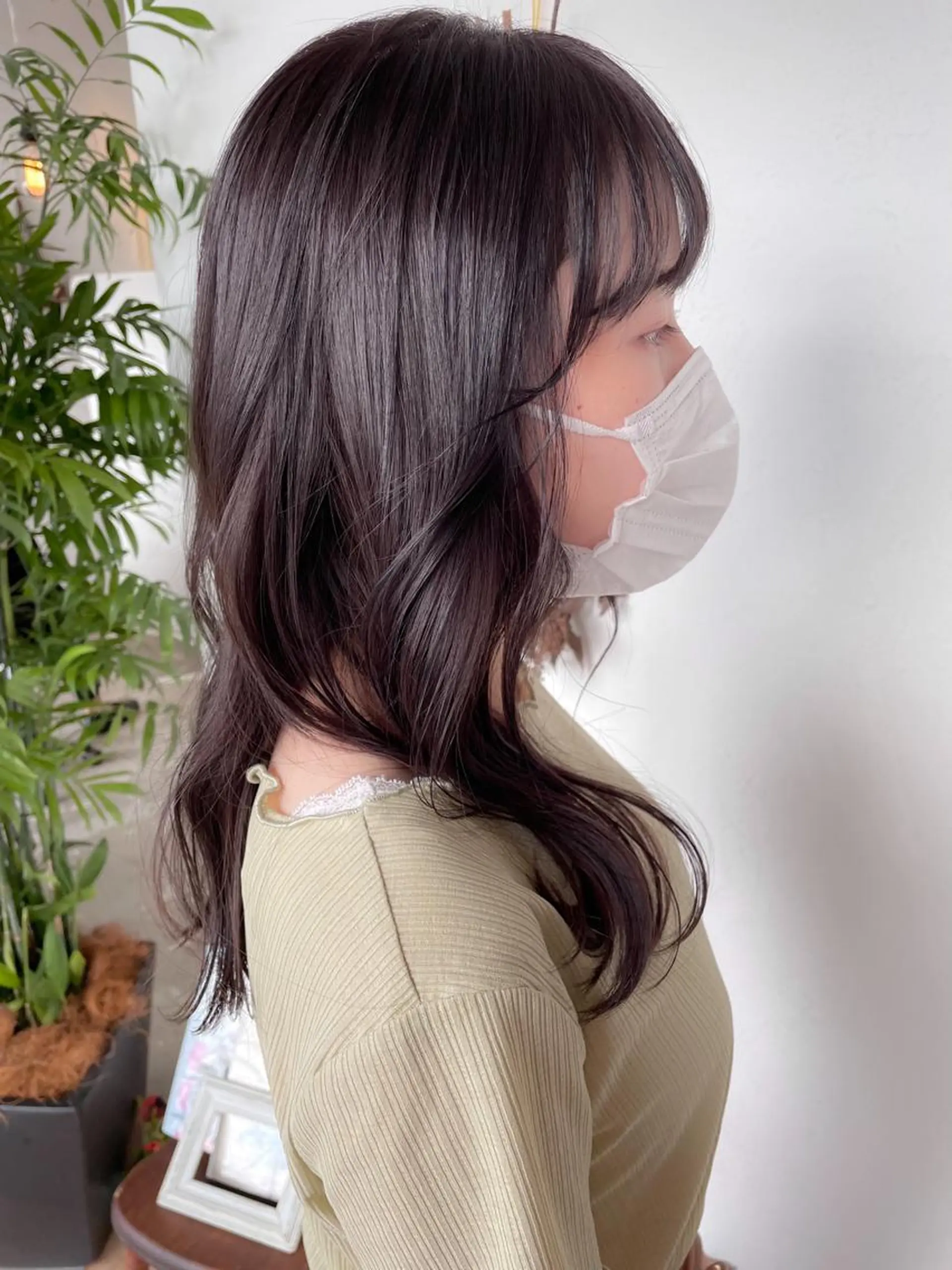 セミロング 錦 茉李のヘアスタイル
