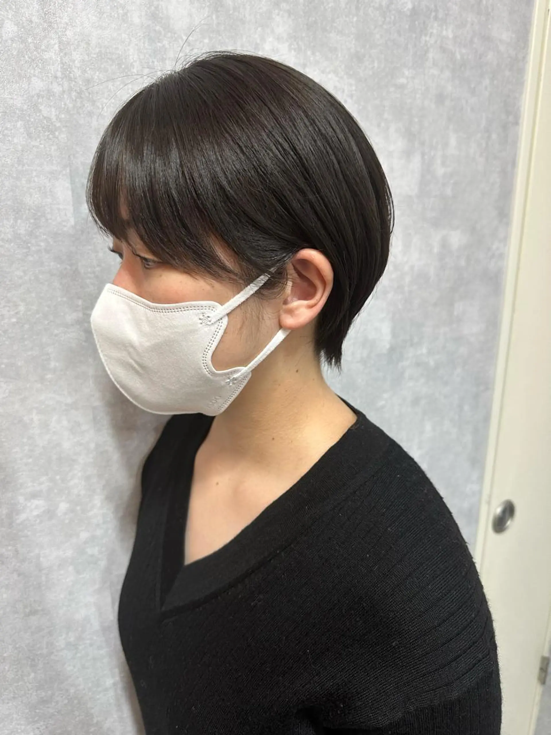 ショート 切りっぱなしボブ ショートボブ ハンサムショート 丸みショート アッシュ カット ヘアカラー トリートメント C’LD hair  produce /シールドヘア所属・モテ髪/ボブ/ショー ト/アダチフウトのヘアスタイル