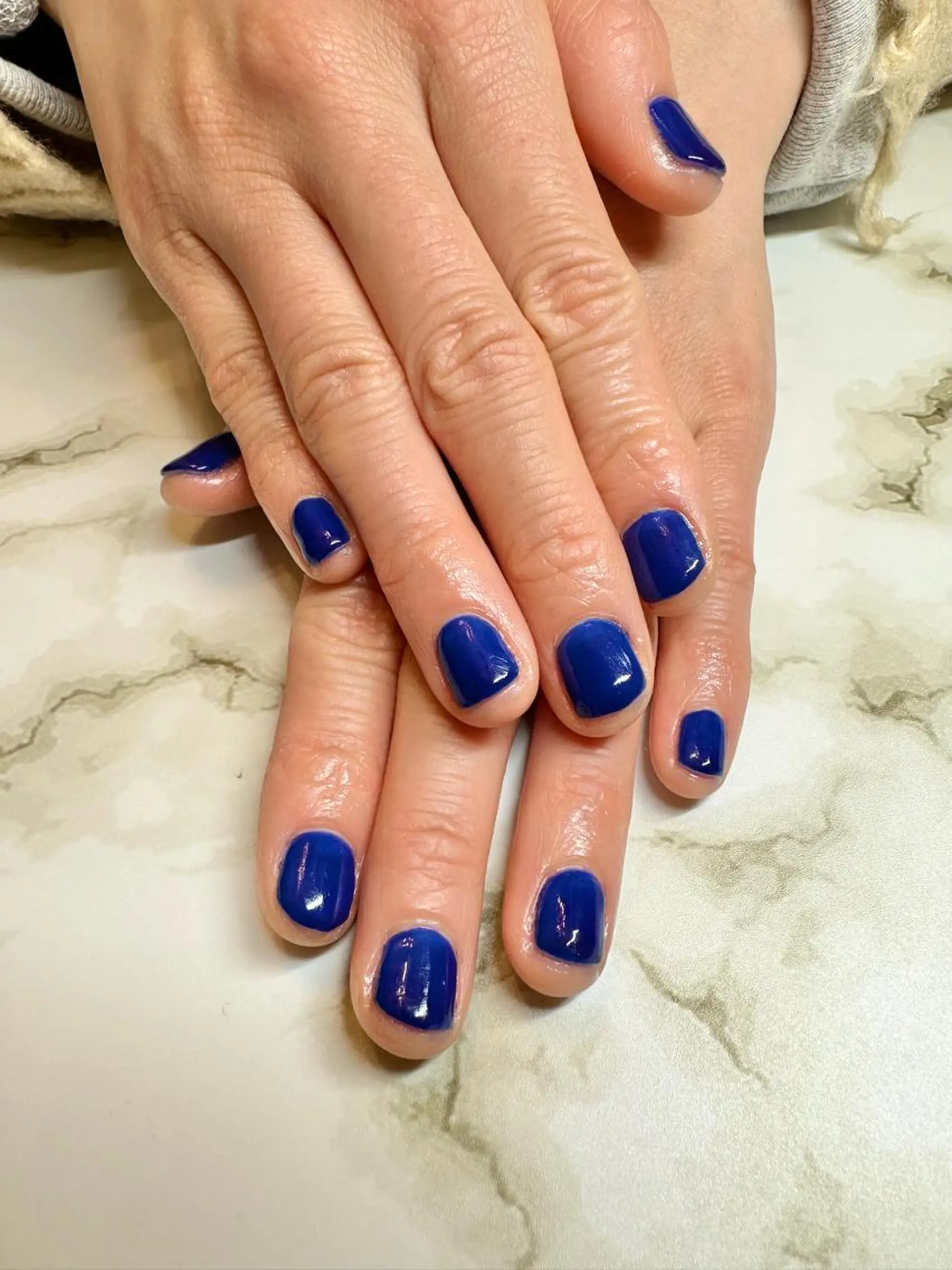 ネイル カジュアル ネイビー Nailsalon yuuchiのネイルデザイン