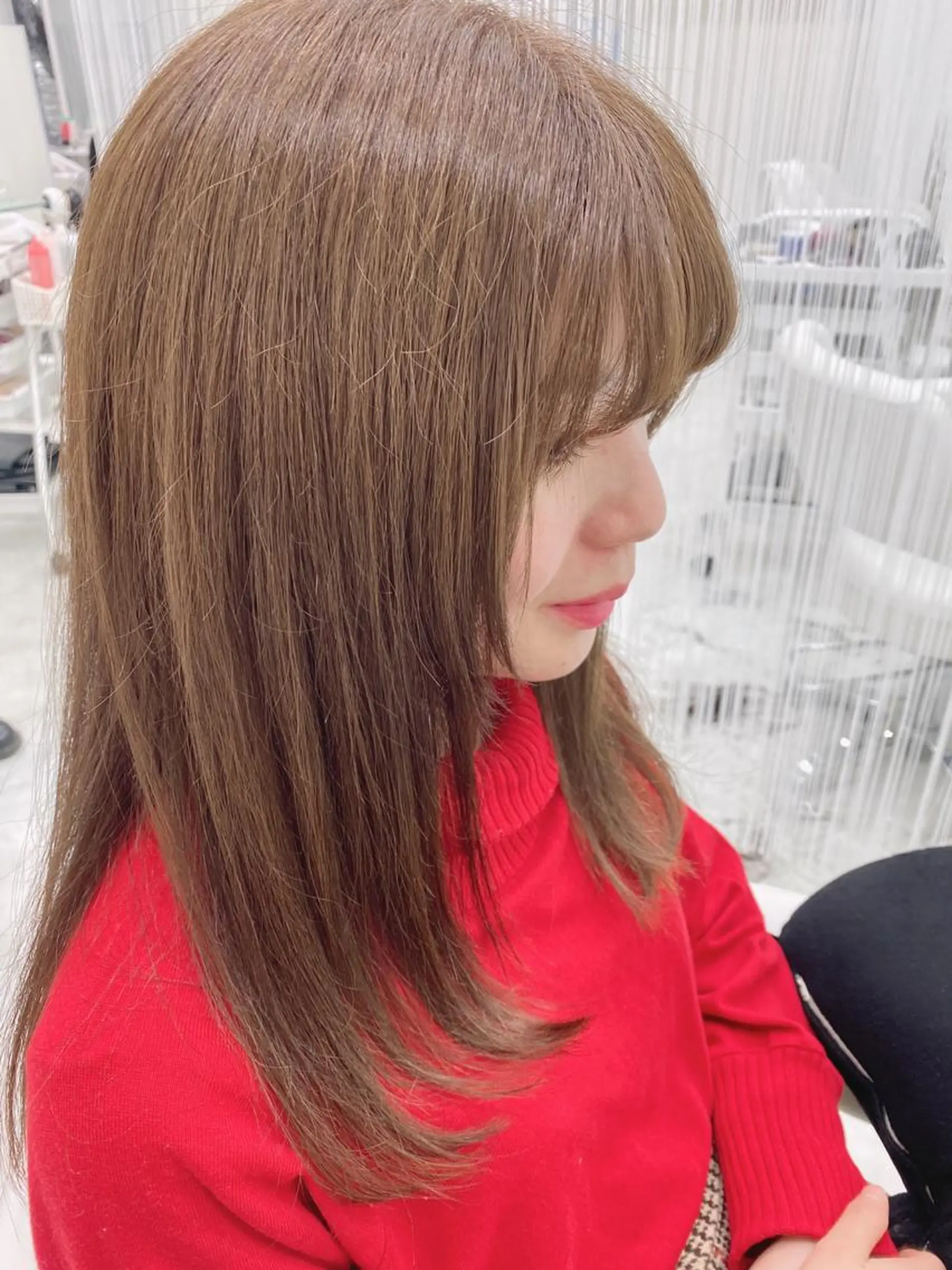 セミロング カラー ベージュカラー hair Freak所属・佐藤 祥太のヘアスタイル