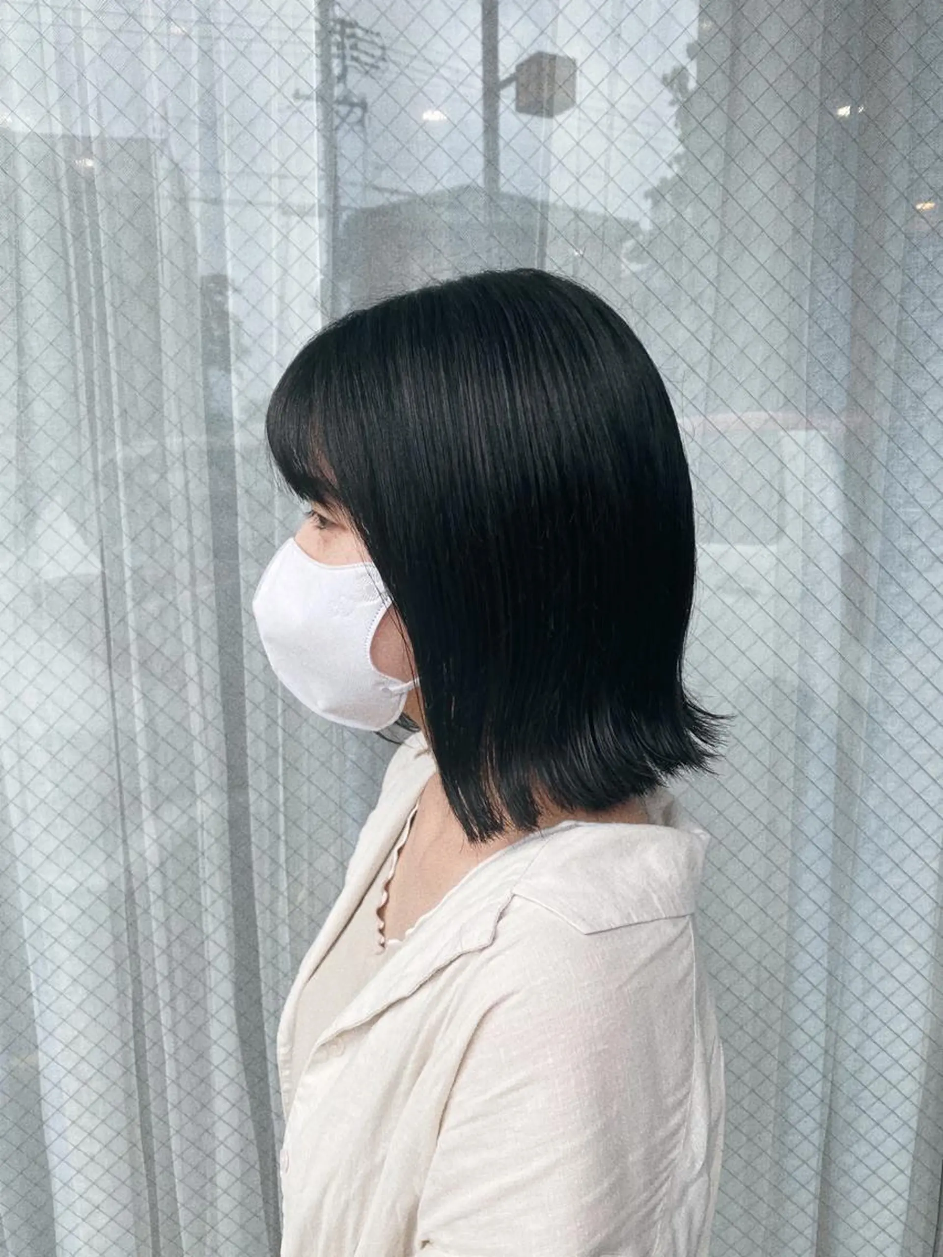 ミディアム カット トリートメント 高浜 夕海のヘアスタイル