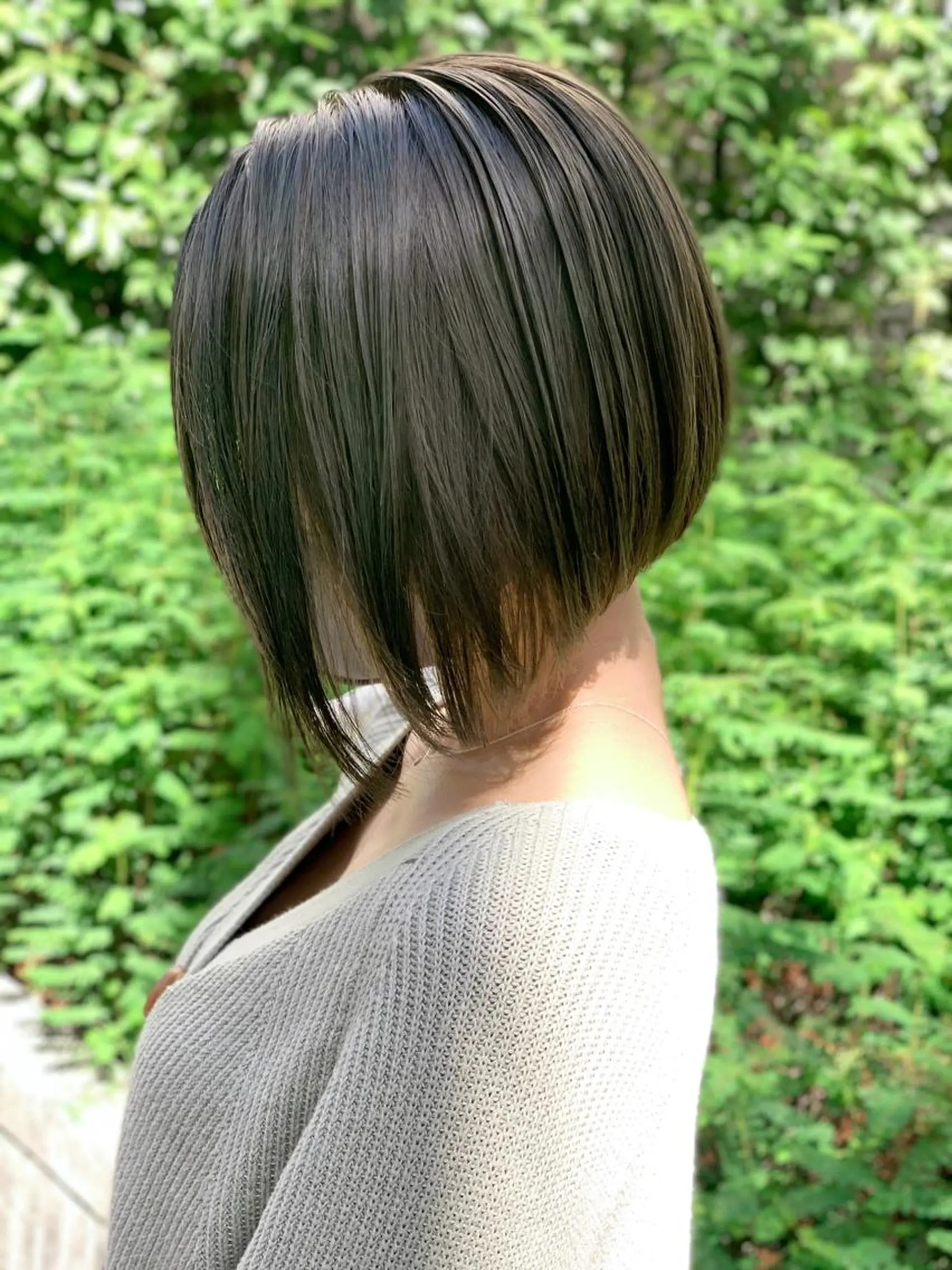 ショート カラー 透明感カラー 宮永 智香のヘアスタイル