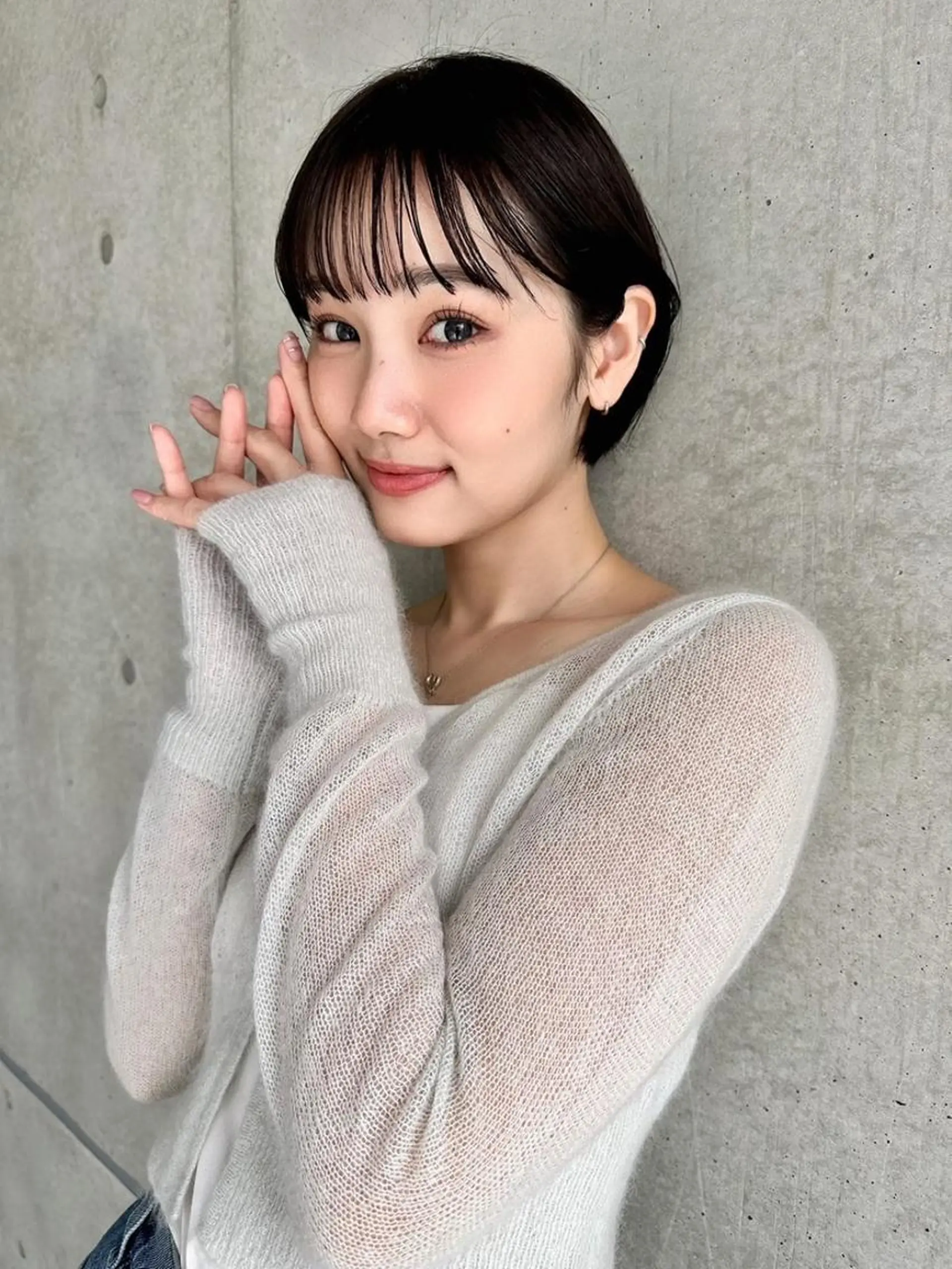カラー カット ヘッドスパ ヘアセット BABY上野🪡🪄 ベージュ/艶カラー♡のヘアスタイル