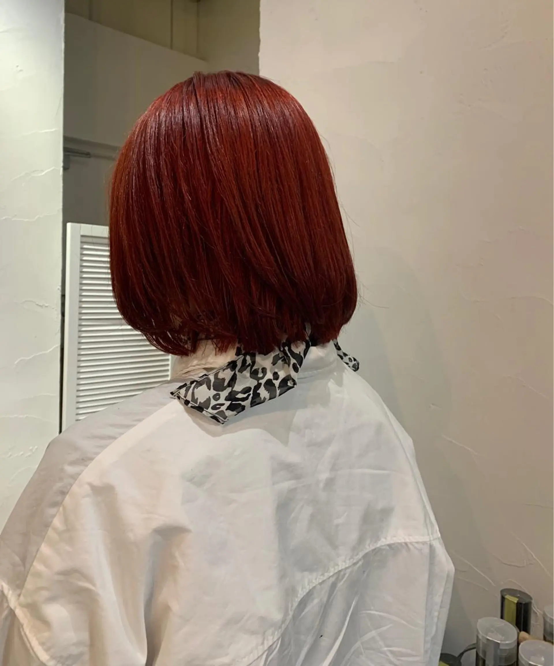 カラー ブリーチ ピンクカラー 脇田 杏菜のヘアスタイル