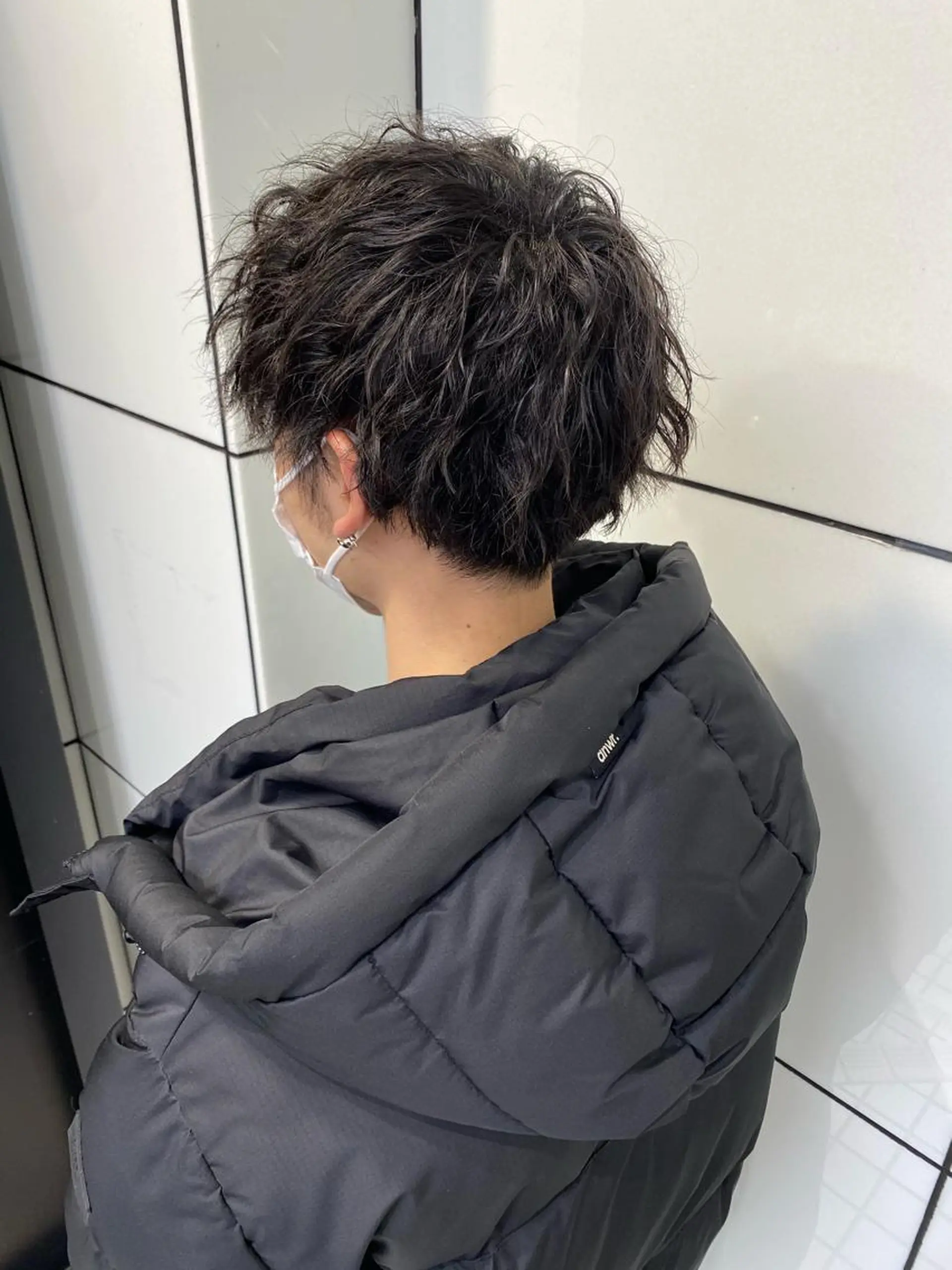 ショート パーマ メンズ newi saLyu 今井海斗のヘアスタイル