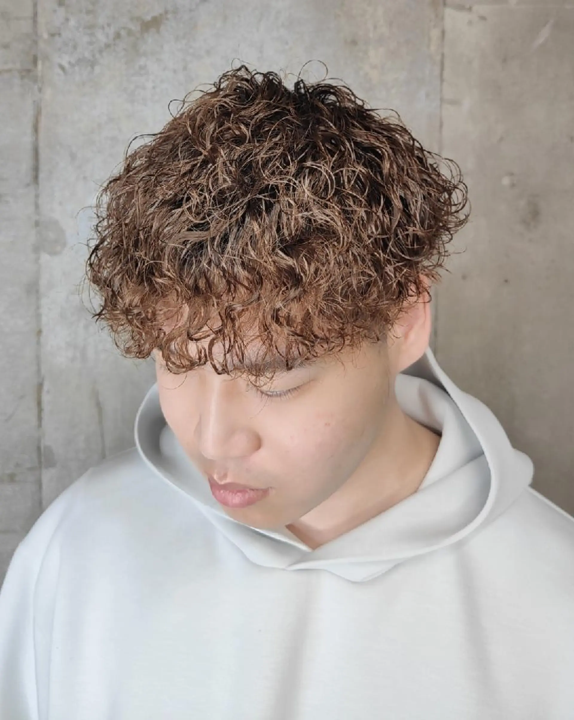 カラー メンズ パーマ メンズパーマ 波巻きパーマ カット パーマ 【メンズ専門】 田口雄也のヘアスタイル