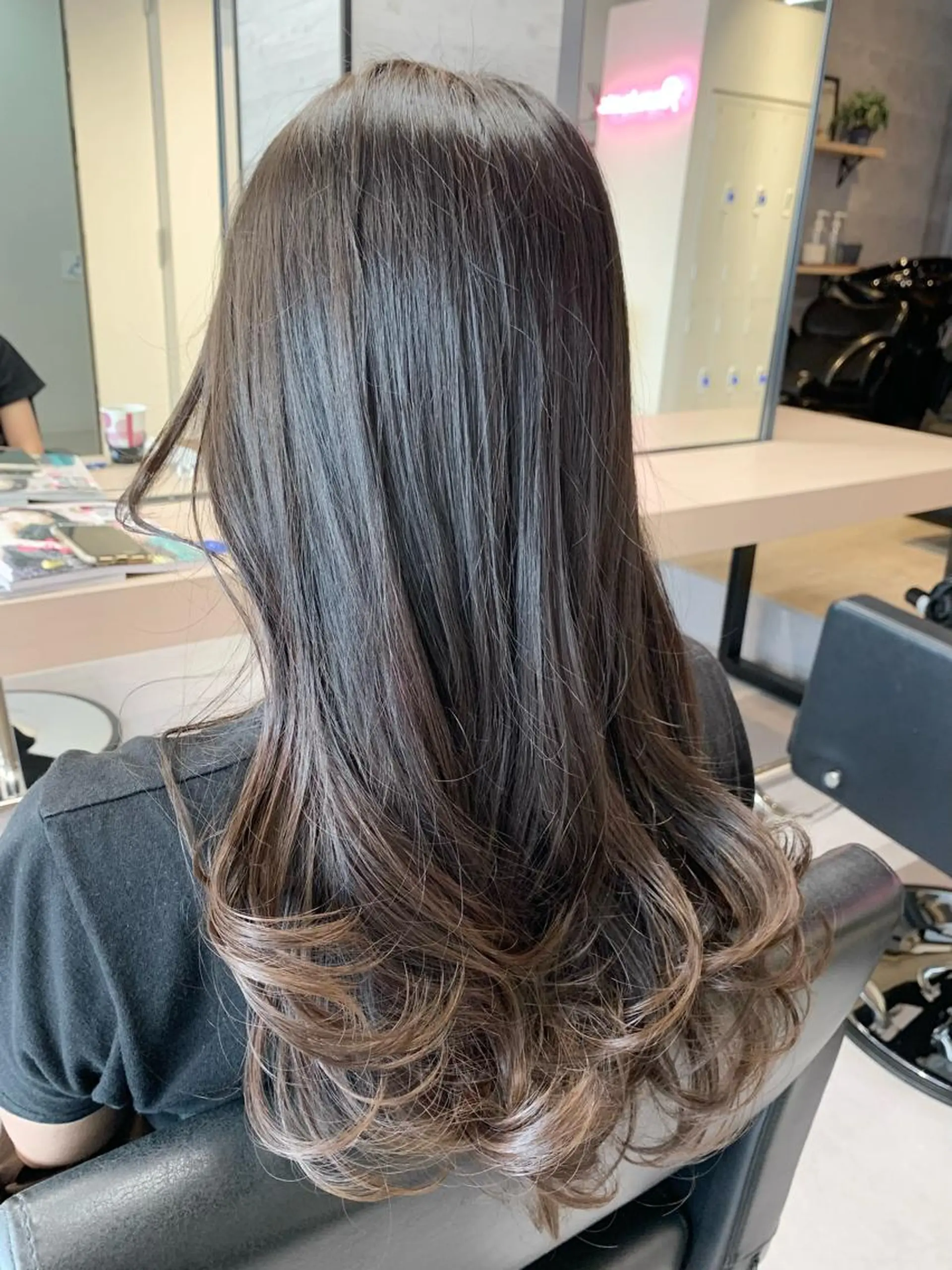 ロング カラー カット ヘアカラー トリートメント ❤️Ruminate 日暮里店❤️のヘアスタイル