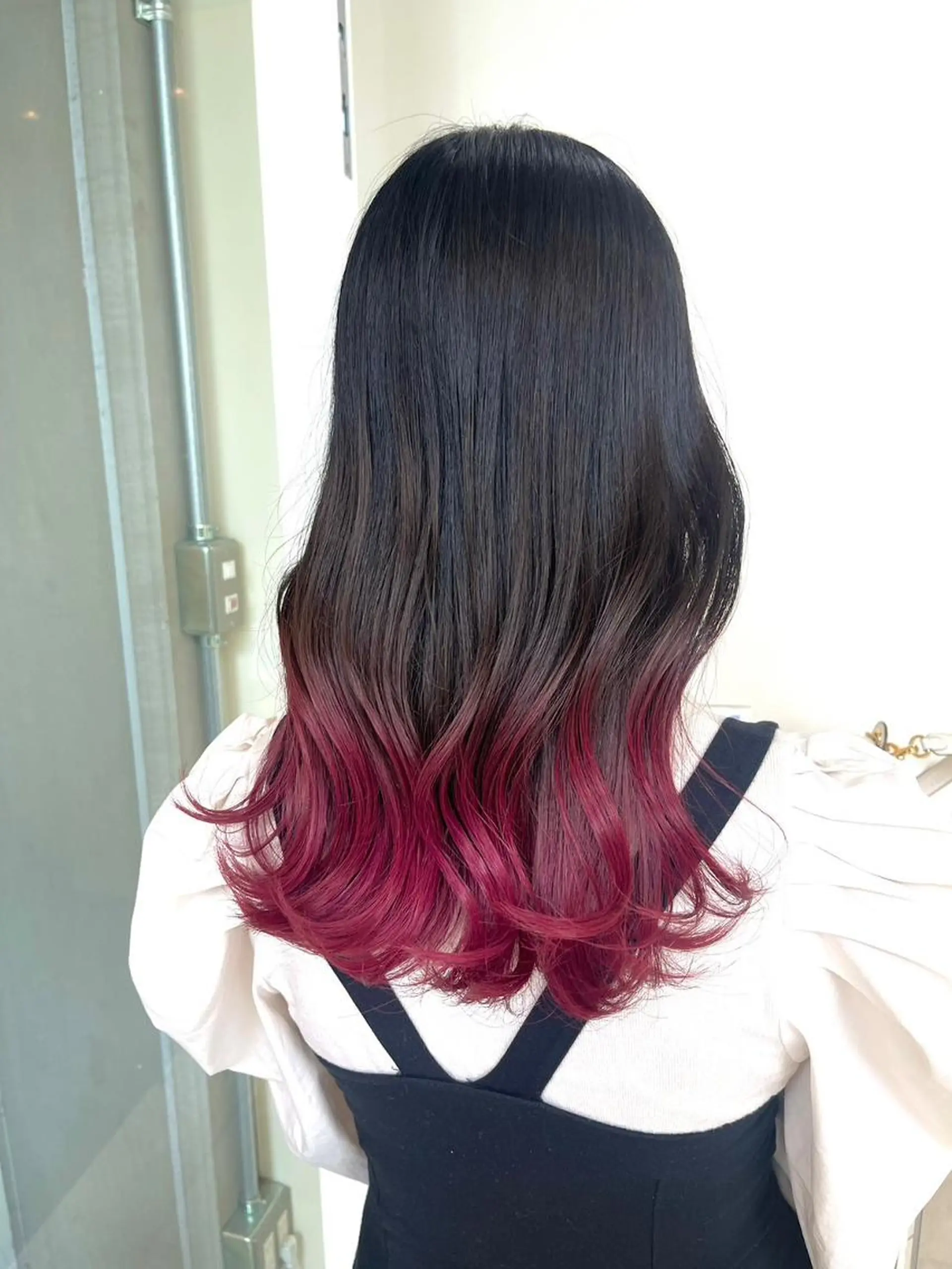 カラー アディクシーカラー バレイヤージュ ブリーチ ダブルカラー グラデーションカラー ヘアカラー トリートメント 【公式】amble luxe池袋東口♻️のヘアスタイル