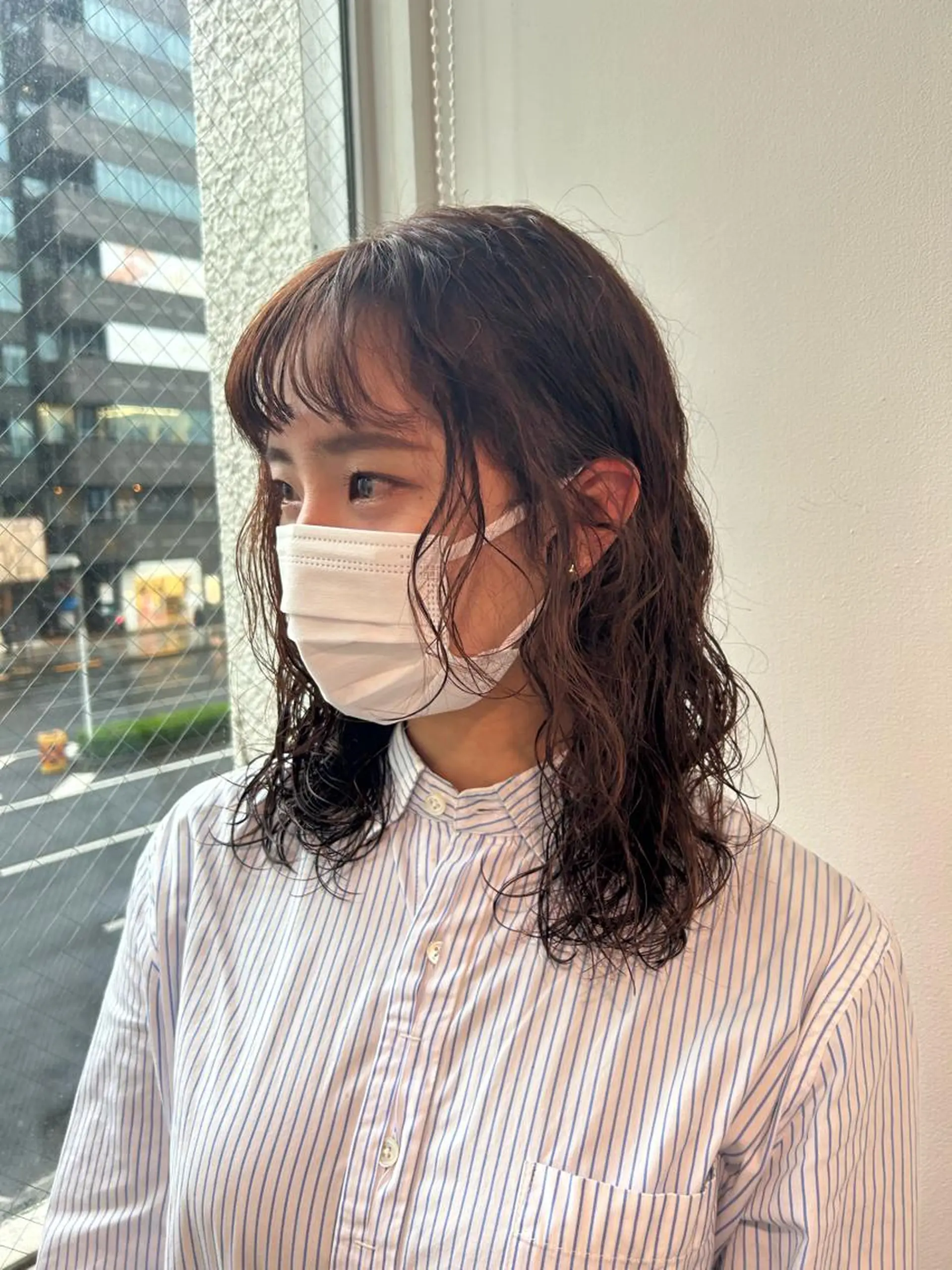 ロング パーマ 愛結 暖色カラー🎀🩰のヘアスタイル