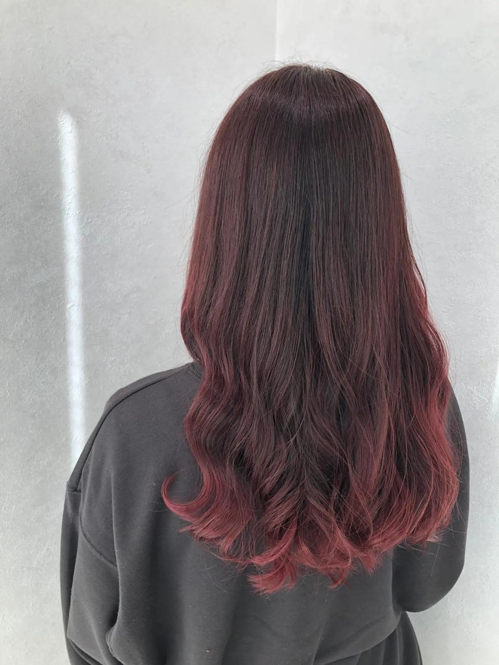 ロング カット ヘアカラー トリートメント 小松崎 結花のヘアスタイル